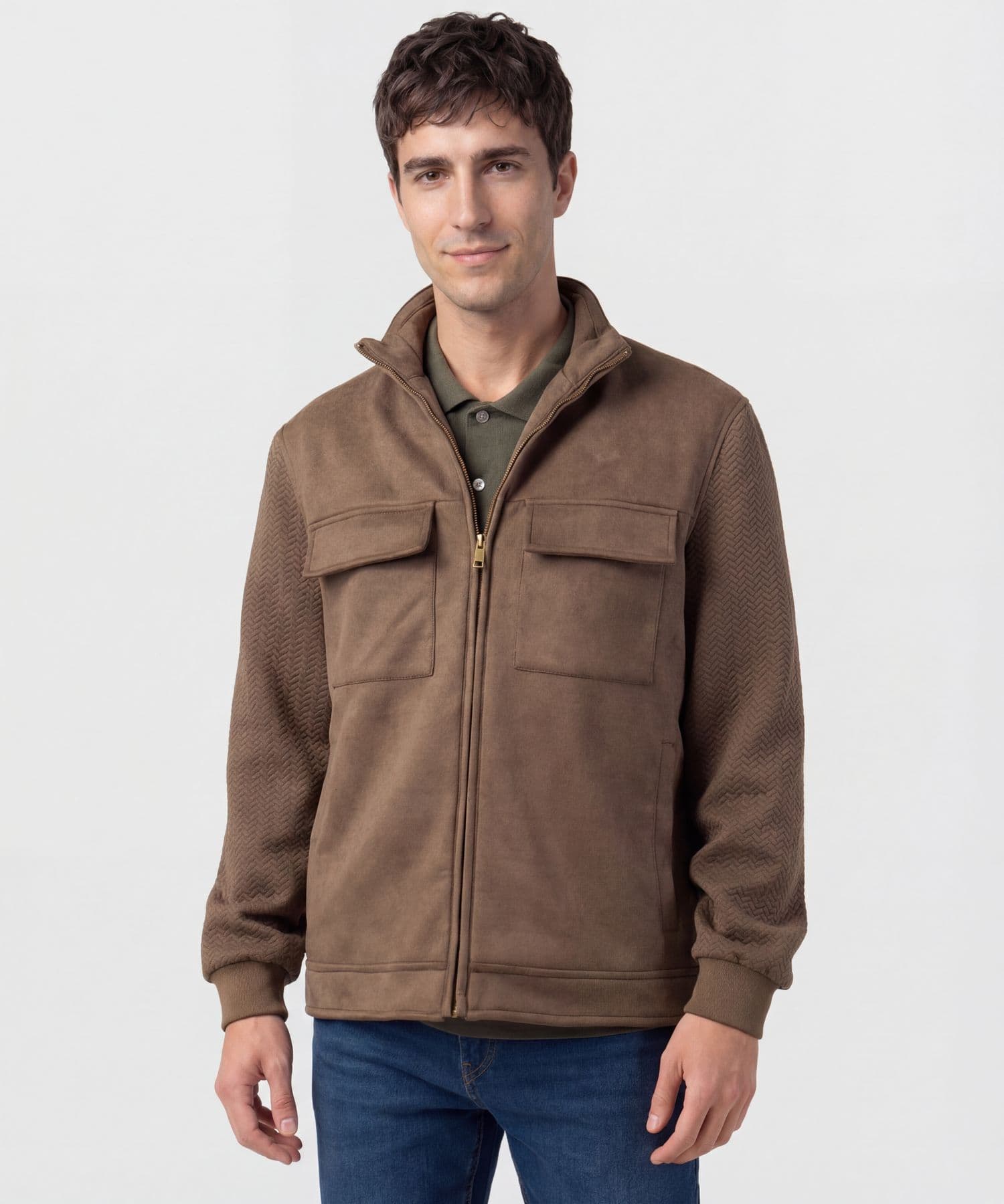 Chaqueta Guayacán Ligero café para hombre, vista principal