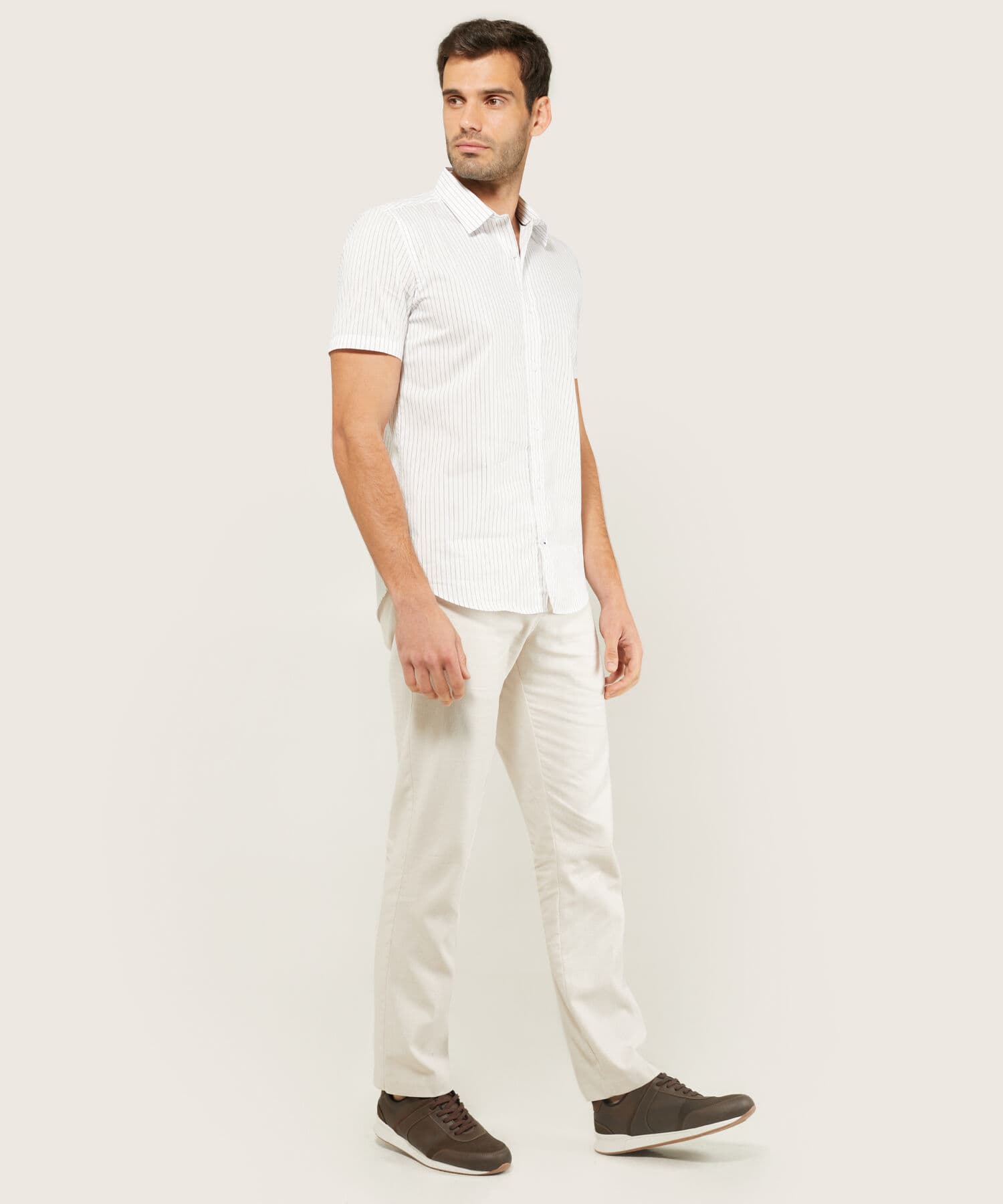 Camisa Emilia de Día blanco para hombre, vista 4