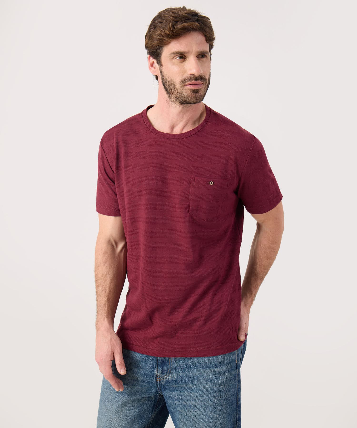 Camiseta Coral Clásico azul índigo para hombre, vista principal