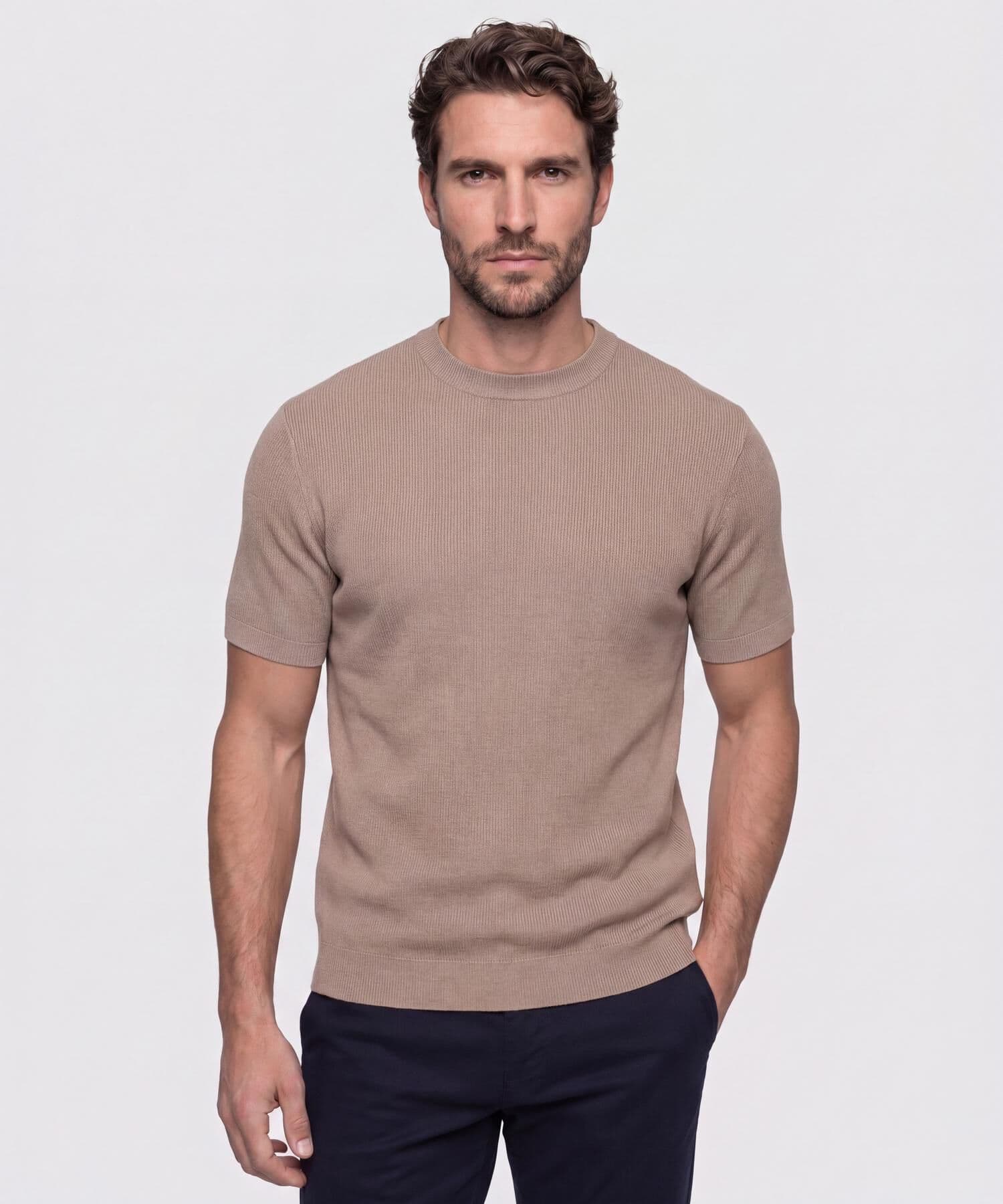 Camiseta Laguna Contemporáneo arena para hombre, vista 2