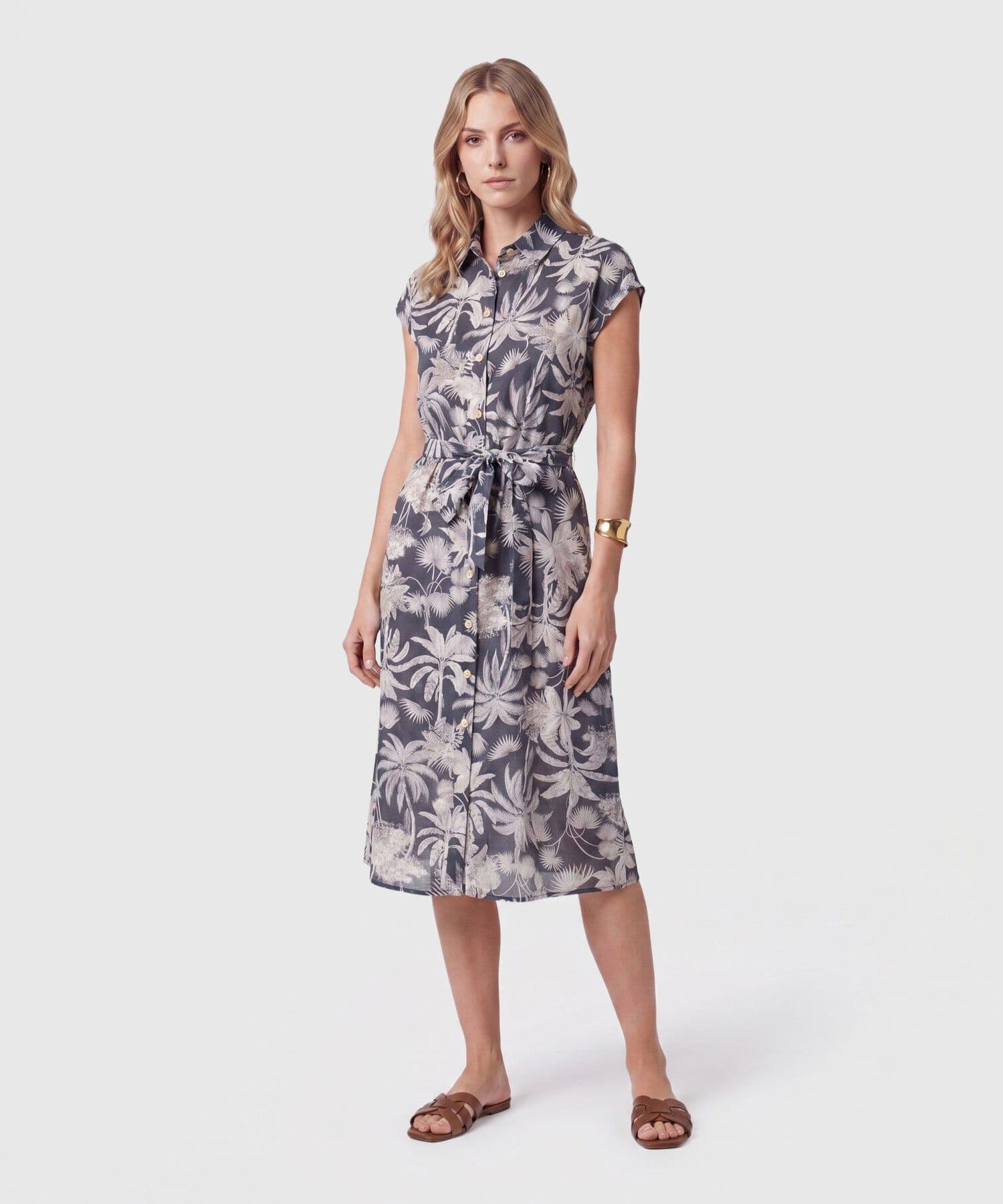 Vestido Aura de Ciudad azul marino para mujer, vista principal