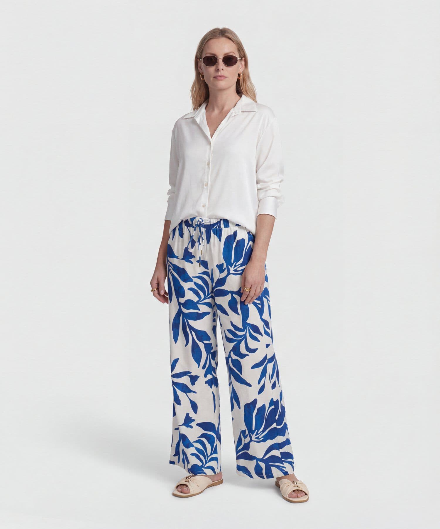 Pantalón Horizonte de Ciudad azul marino para mujer, vista 2