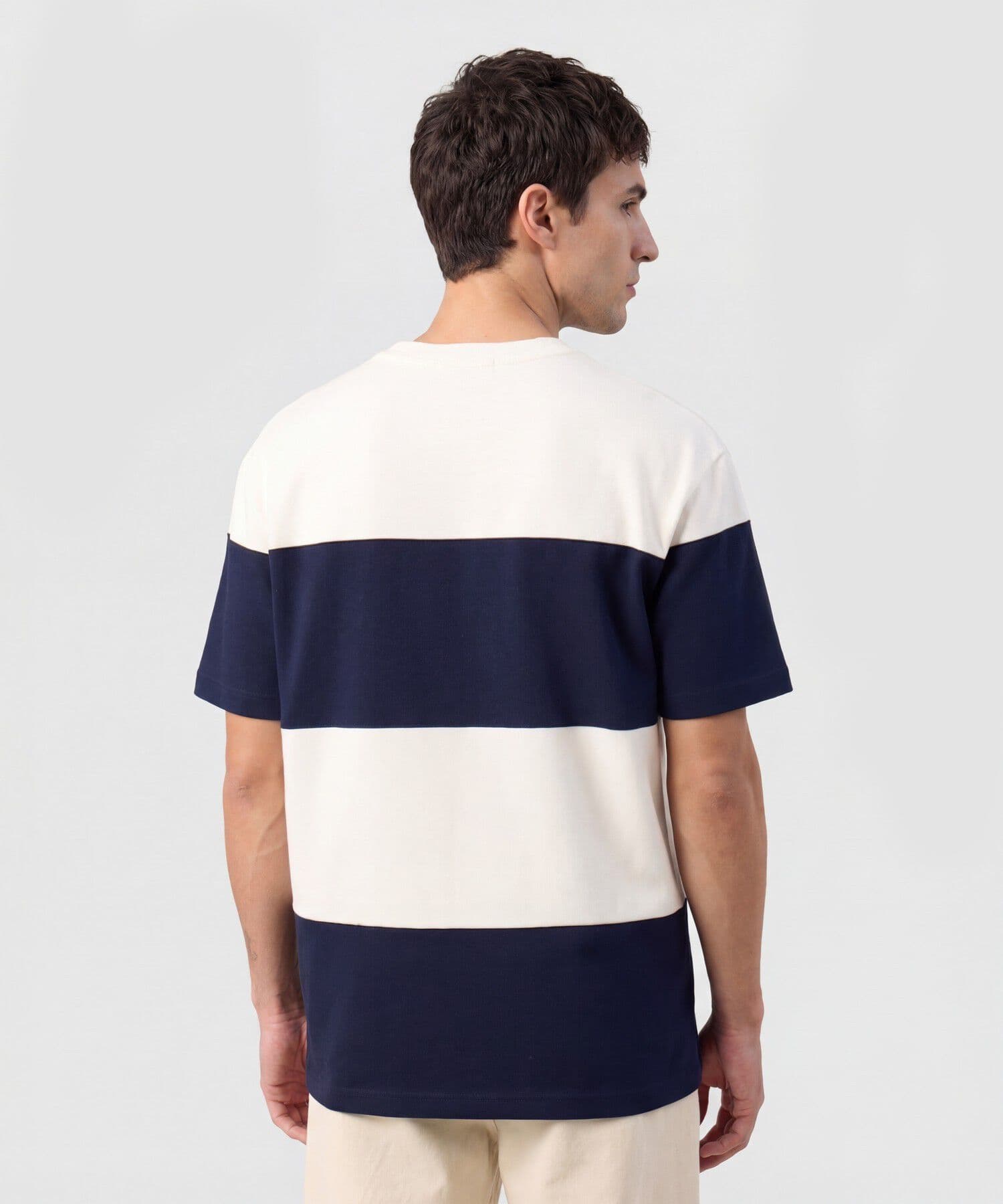 Camiseta Flora Esencial blanco para hombre, vista 3