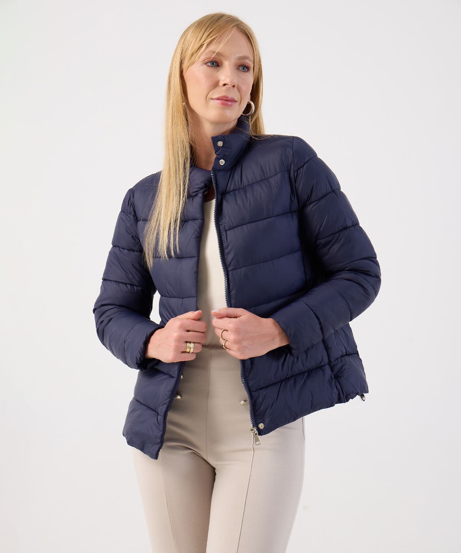 Chaqueta Solana Contemporáneo azul marino para mujer, vista 5