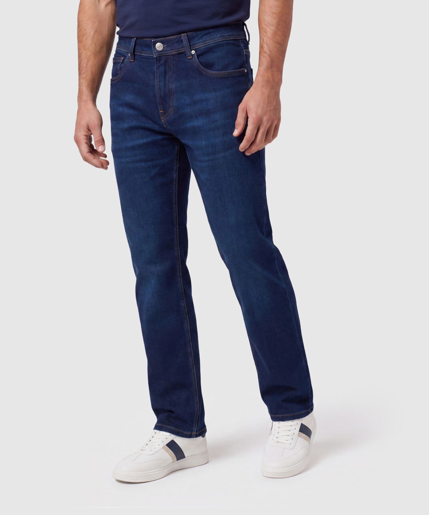 Jean Cedro Edición Lino azul marino para hombre, vista principal