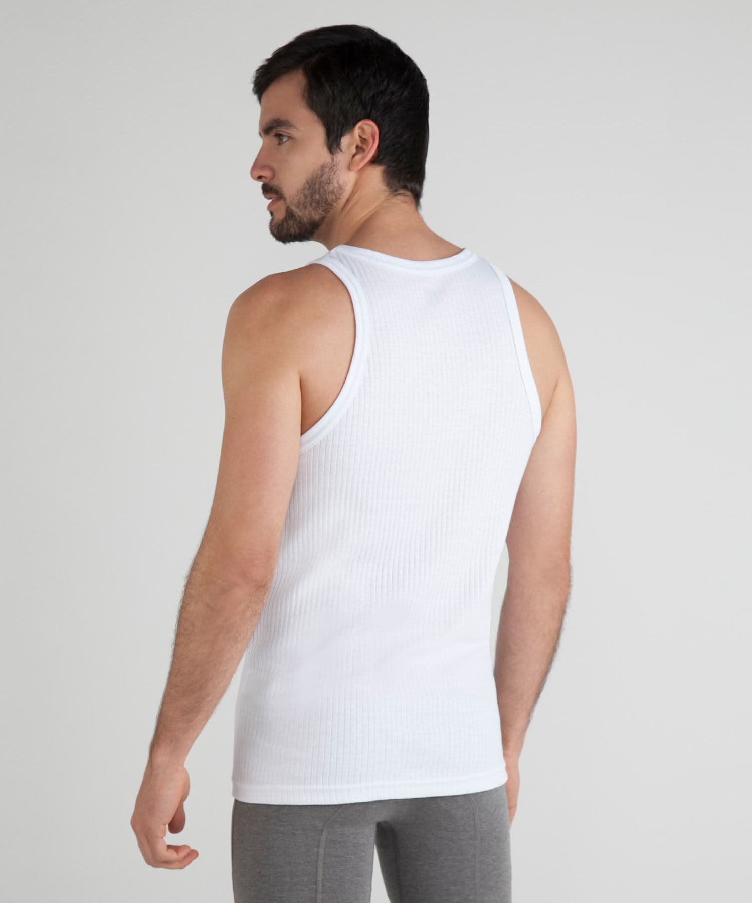 Camiseta Alba Urbano blanco para hombre, vista 2
