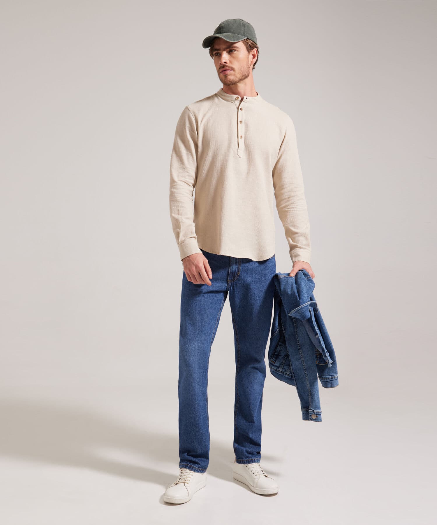 Jean Cobalto de Ciudad azul marino para hombre, vista 2