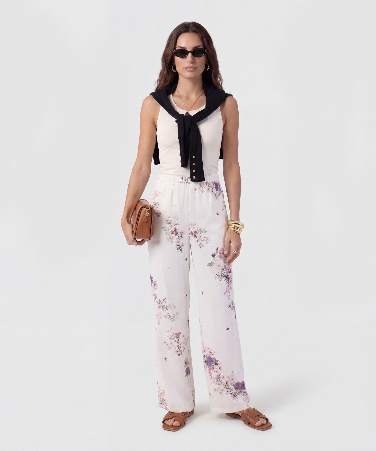Pantalón Horizonte Suave blanco para mujer, vista 2