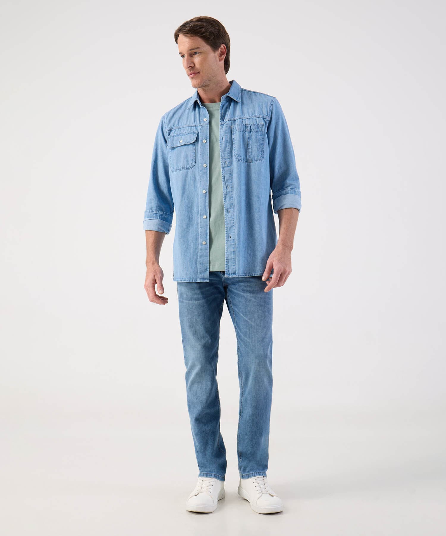 Jean Solana Texturizado azul marino para hombre, vista 2