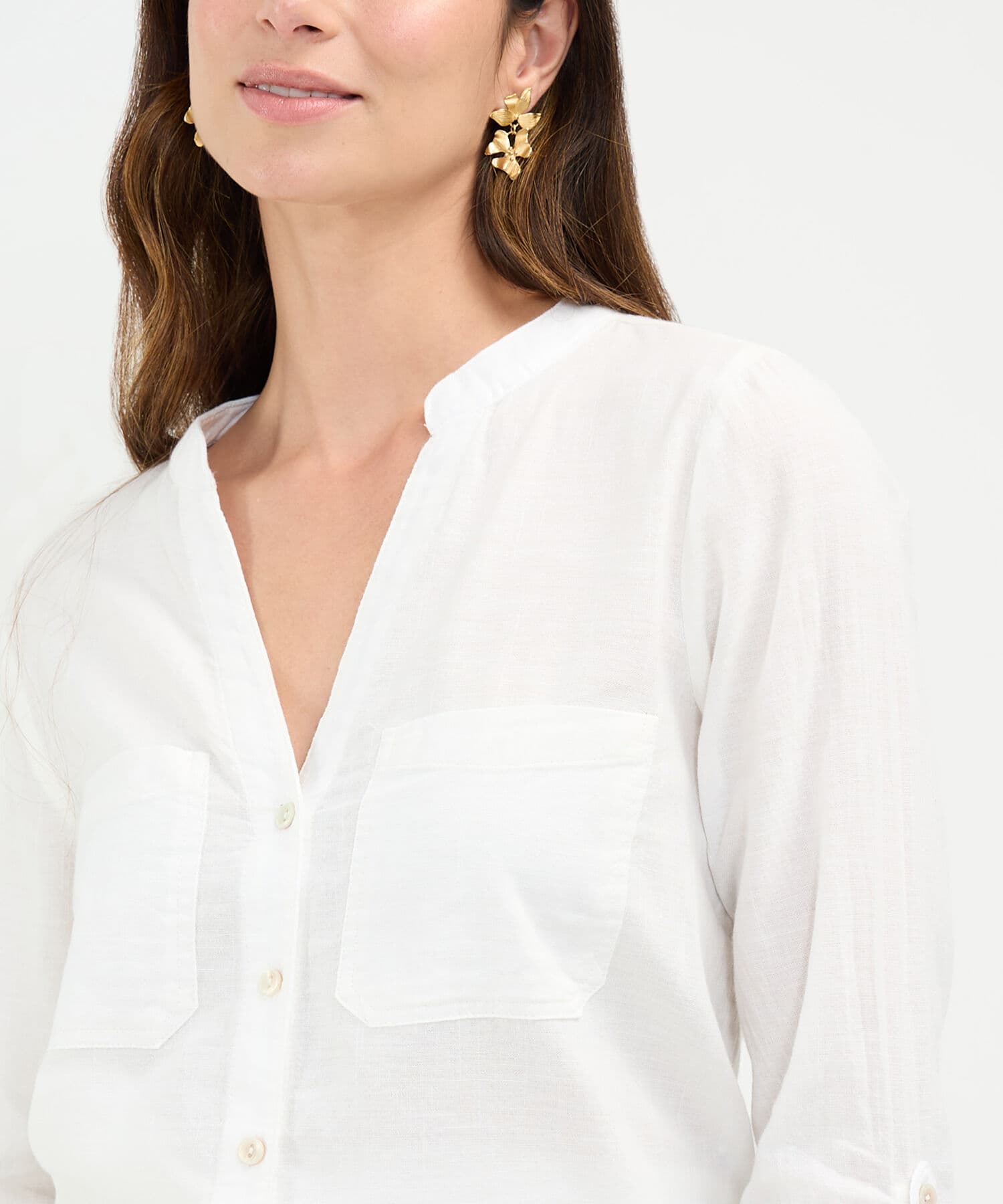 Blusa Río Urbano blanco para mujer, vista 3