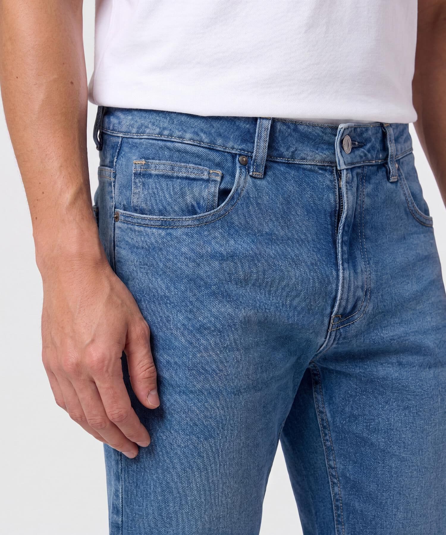 Jean Marea de Día azul marino para hombre, vista 3