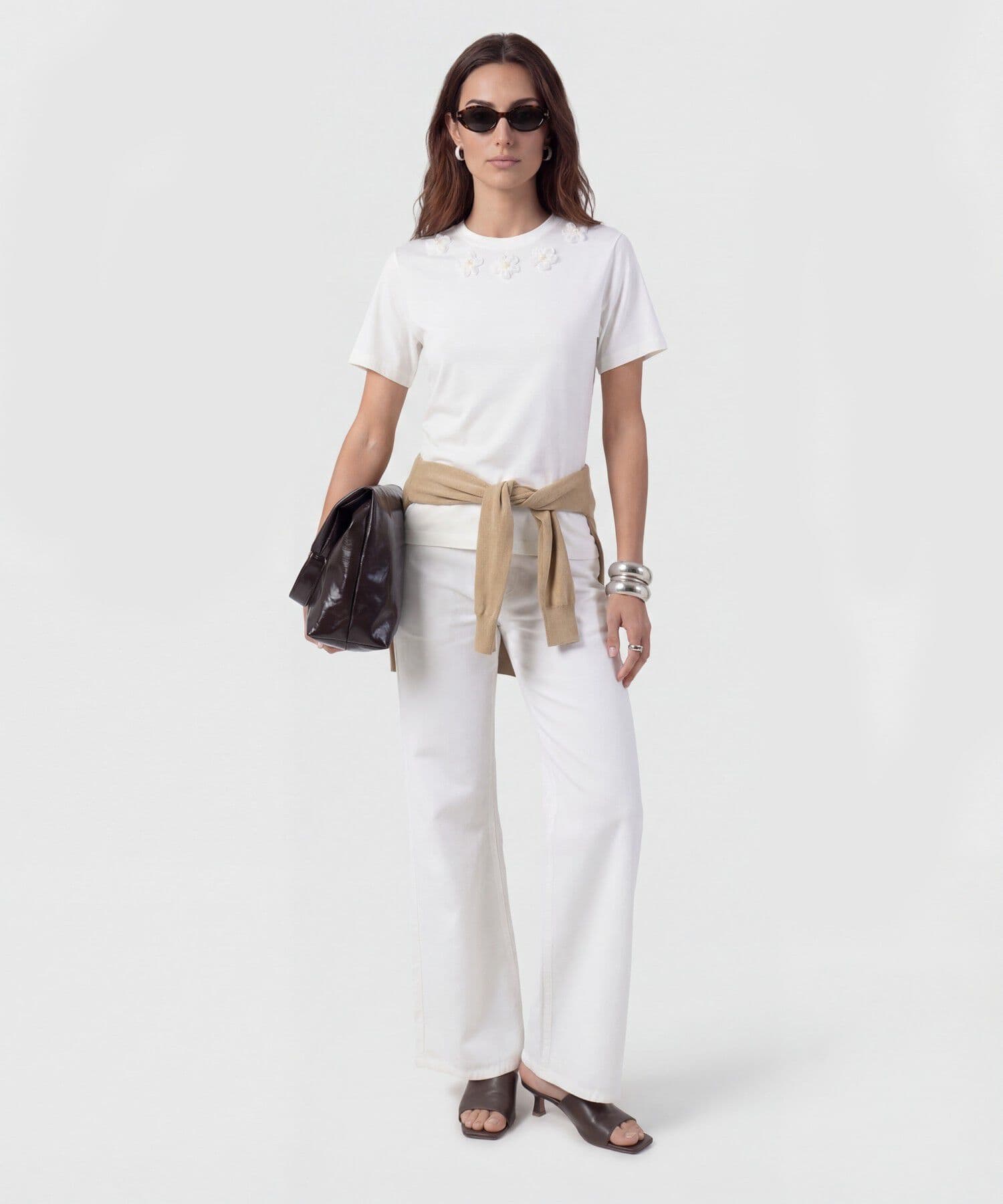 Jean Celeste Suave blanco para mujer, vista 2