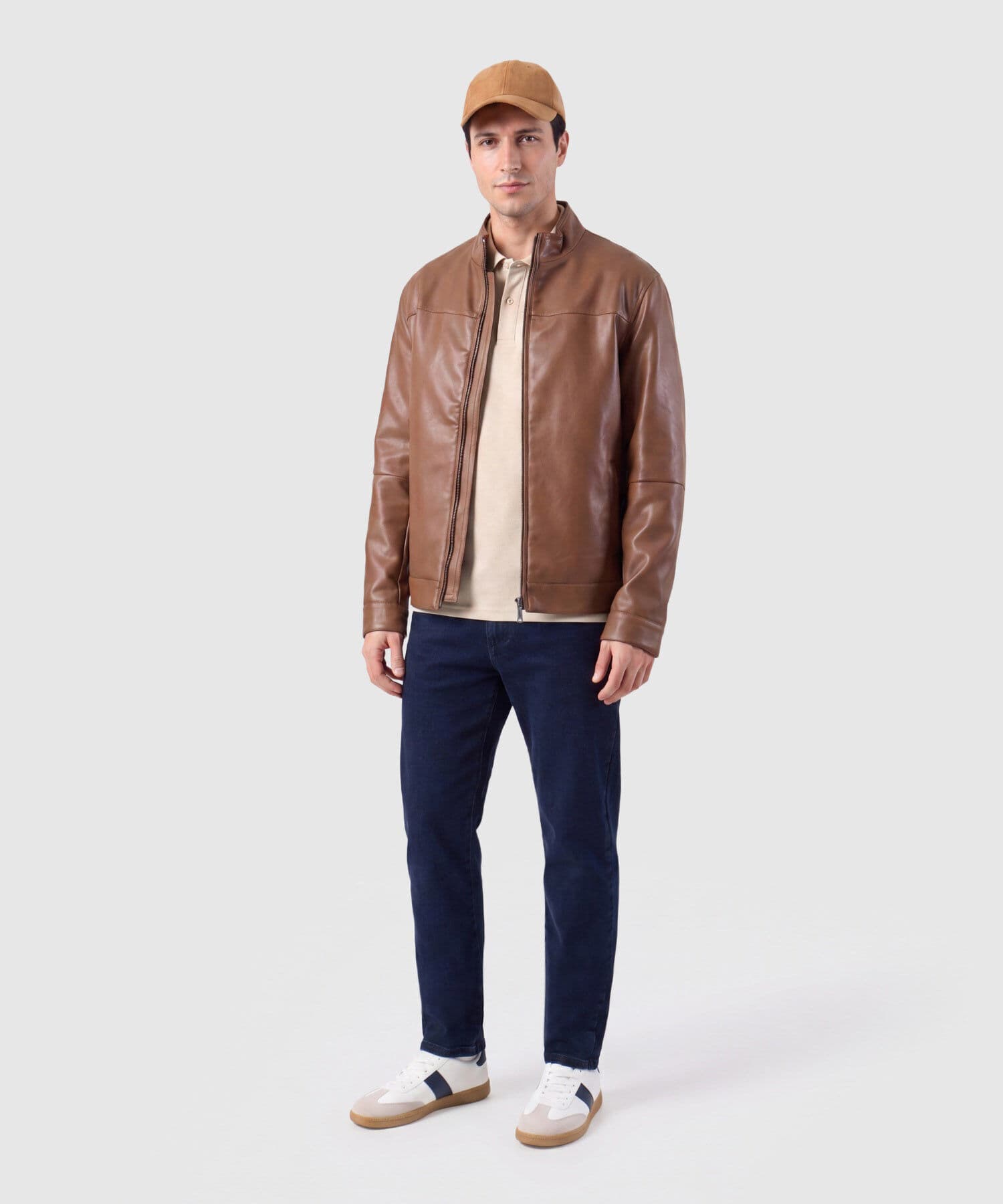 Jean Calima Fluido azul marino para hombre, vista 2