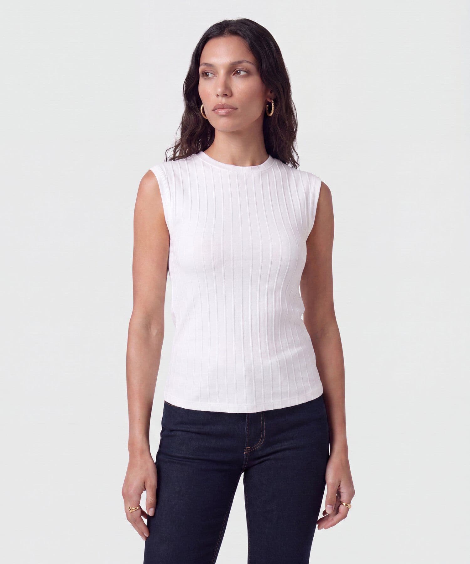 Camiseta Tierra Sastre blanco para mujer, vista principal