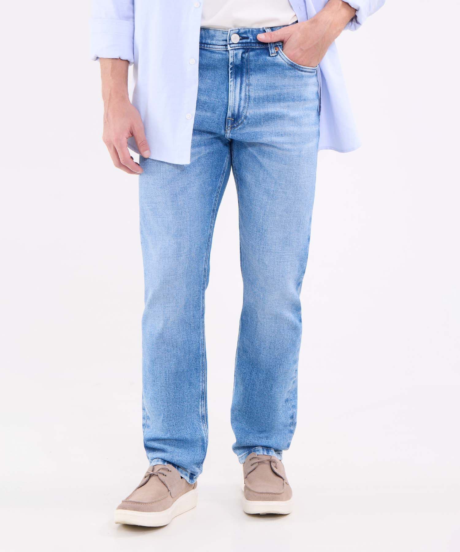 Jean Cedro Natural azul marino para hombre, vista principal
