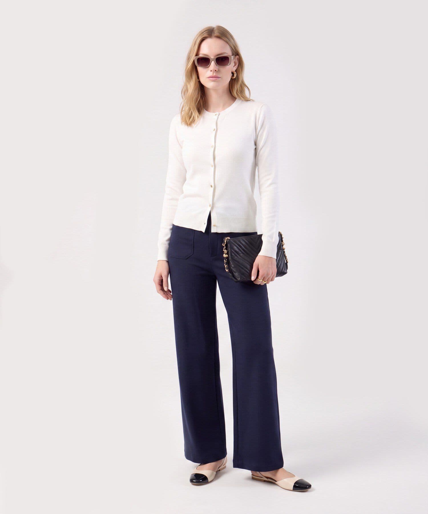 Pantalón Coral de Viaje azul marino para mujer, vista 2