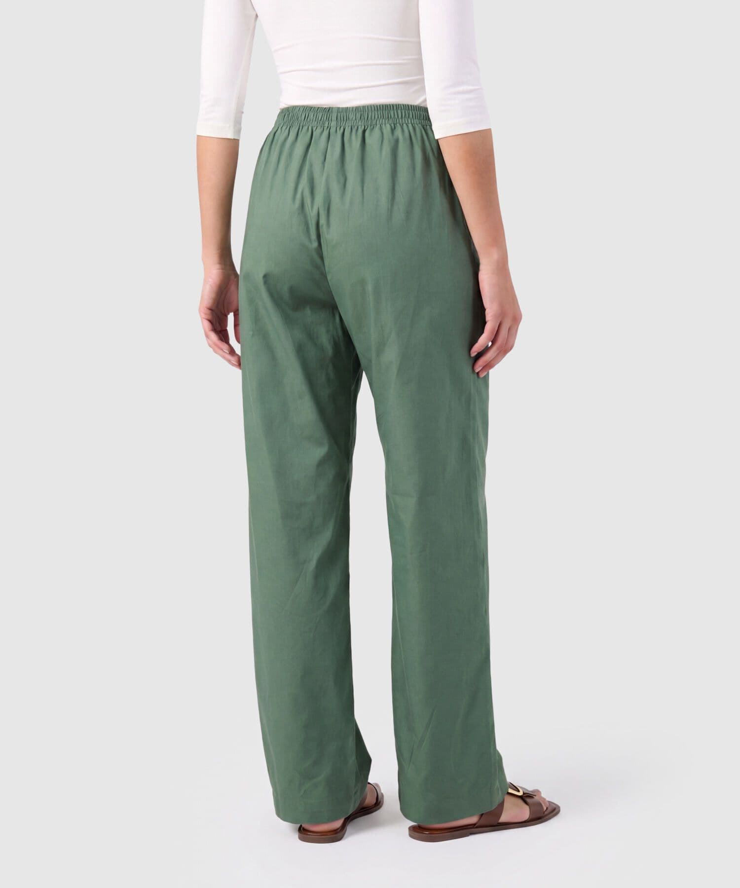 Pantalón Coral Edición Índigo verde oliva para mujer, vista 4