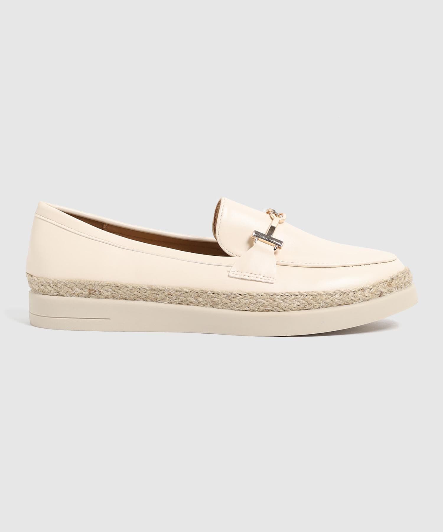 Mocasines Siena Texturizado arena para mujer, vista principal