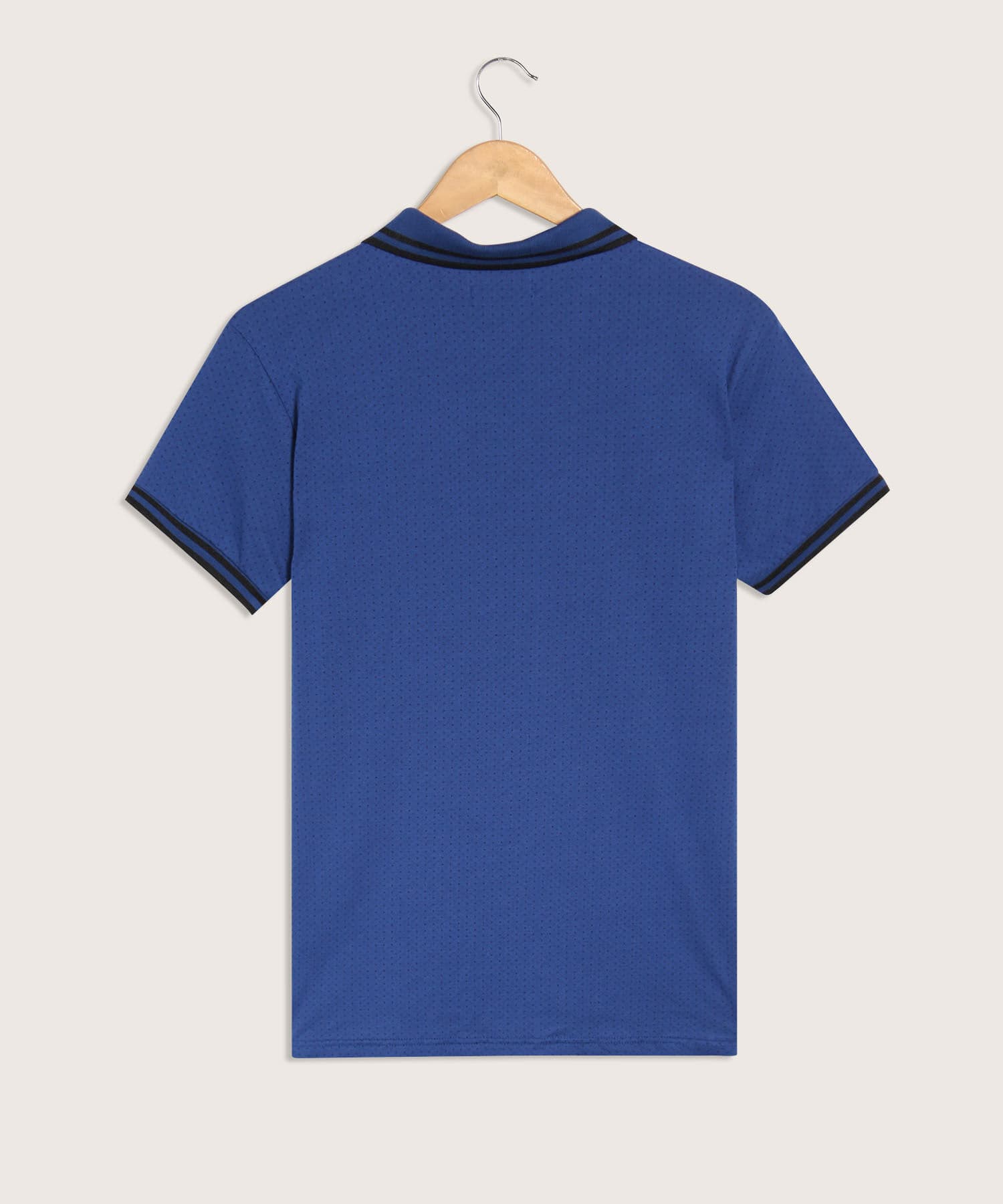 Polo Violeta Suave azul marino para hombre, vista 3
