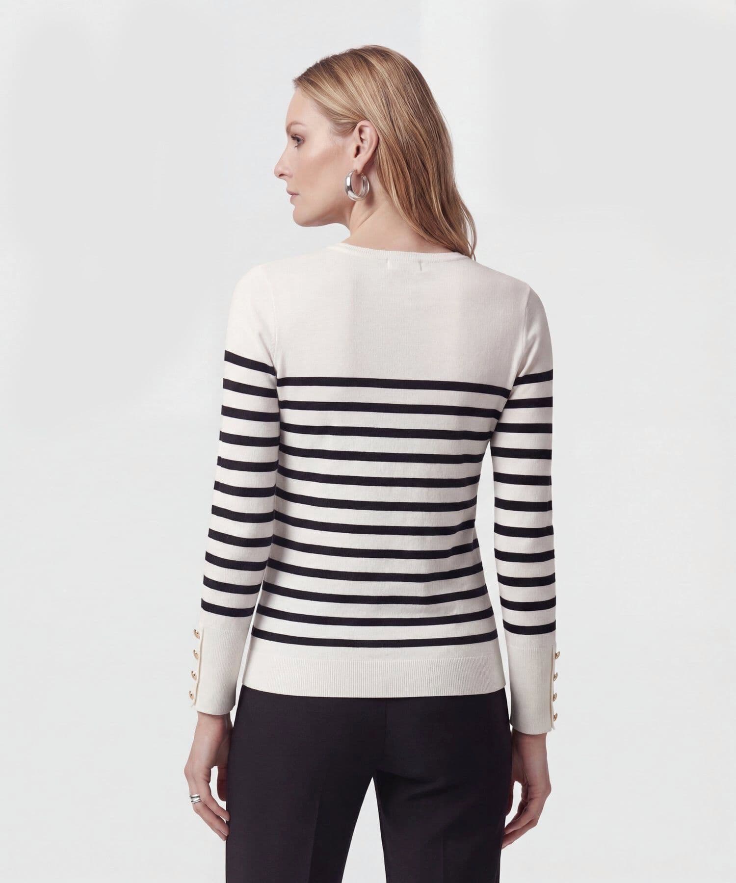 Buzo Emilia Contemporáneo blanco para mujer, vista 4