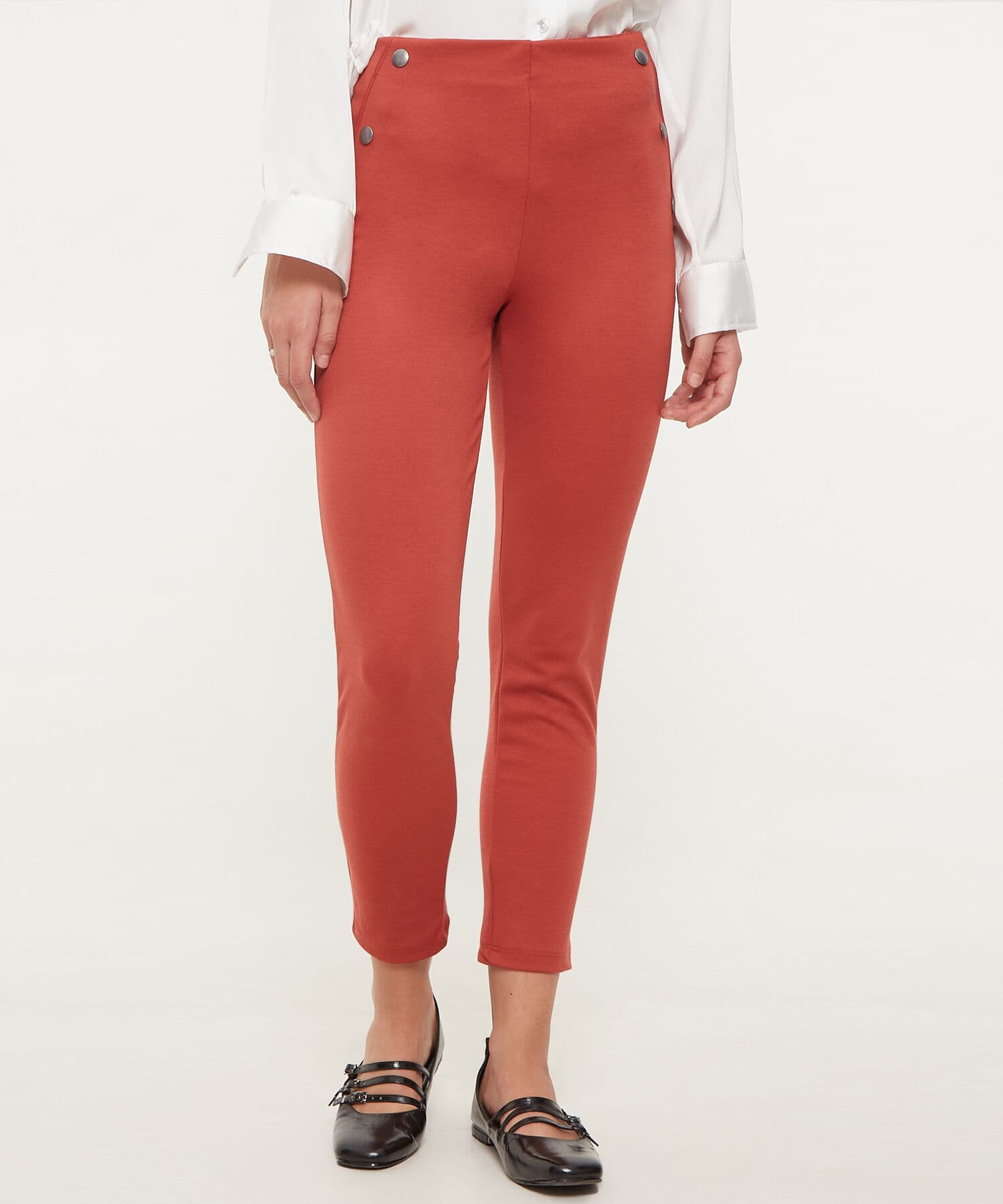 Camiseta Azahar Clásico rojo granada para mujer, vista principal