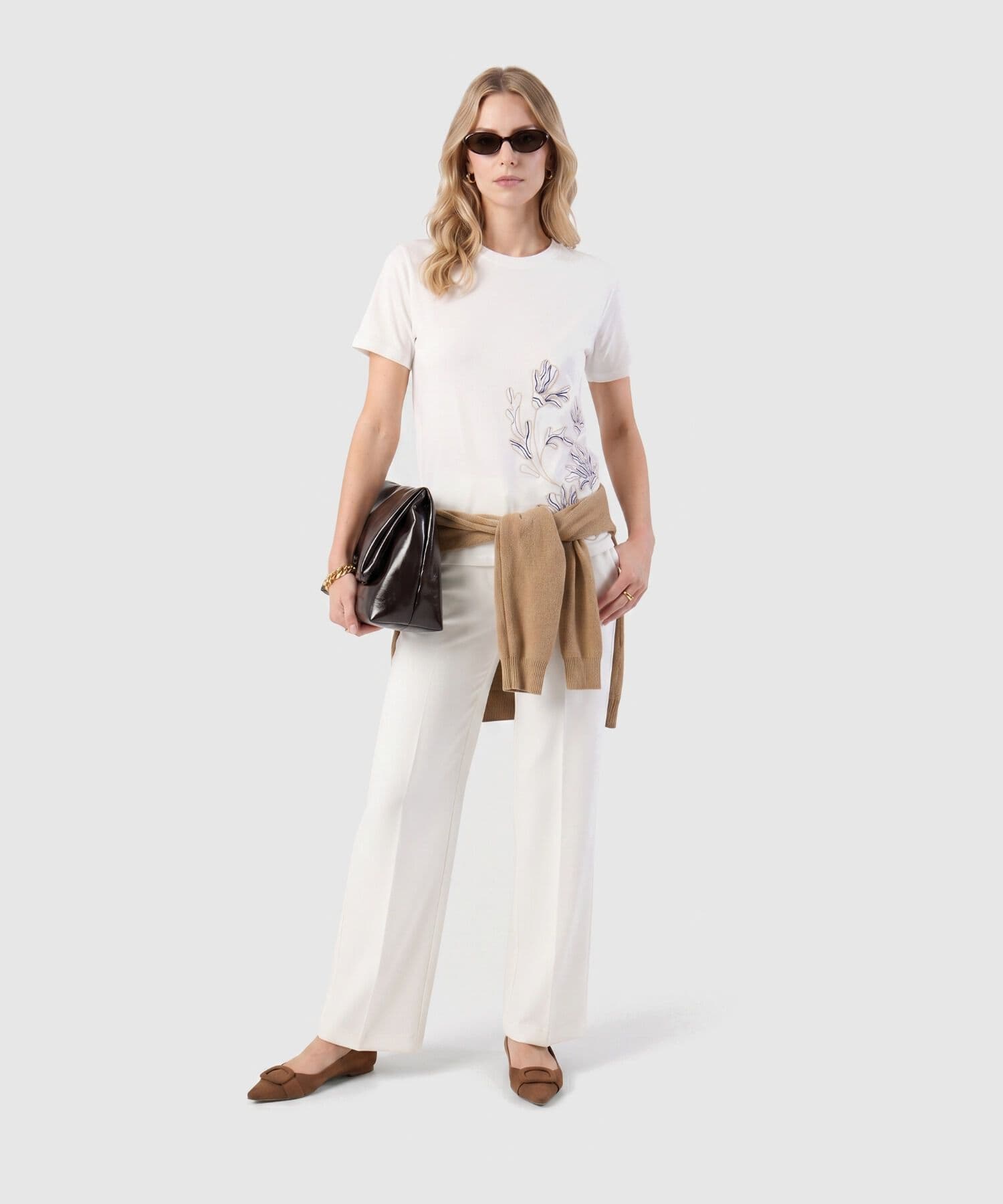 Camiseta Sierra Suave blanco para mujer, vista 2
