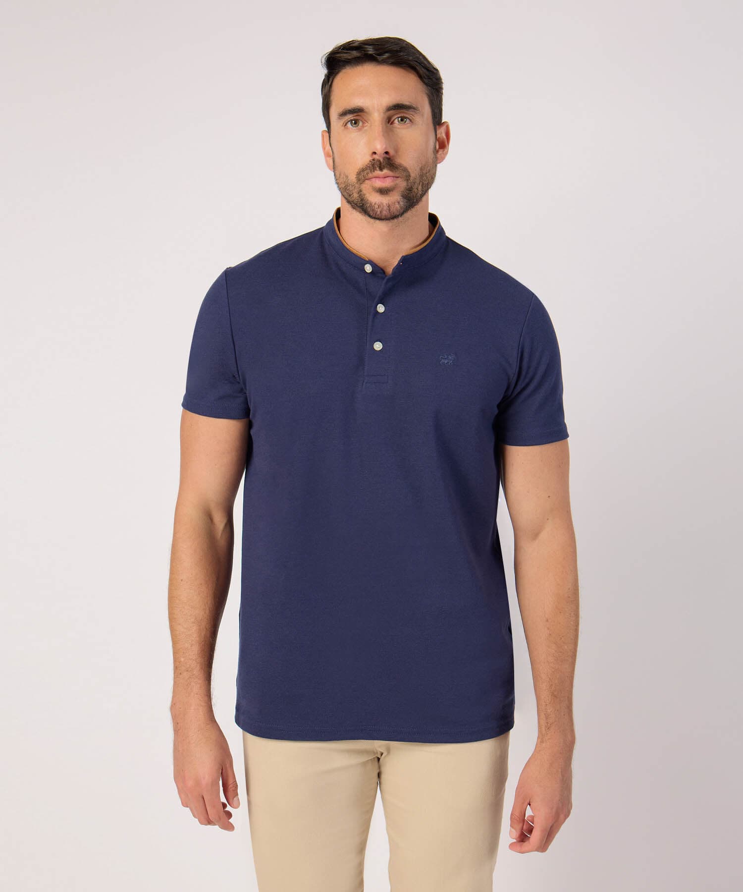 Polo Cobalto Urbano azul marino para hombre, vista principal