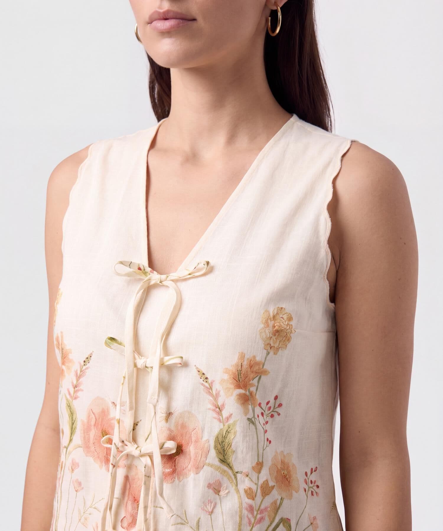 Blusa Emilia de Día azul marino para mujer, vista 3