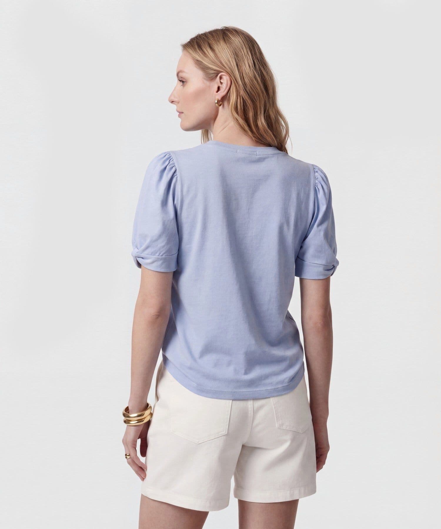 Camiseta Tierra Natural azul marino para mujer, vista 4