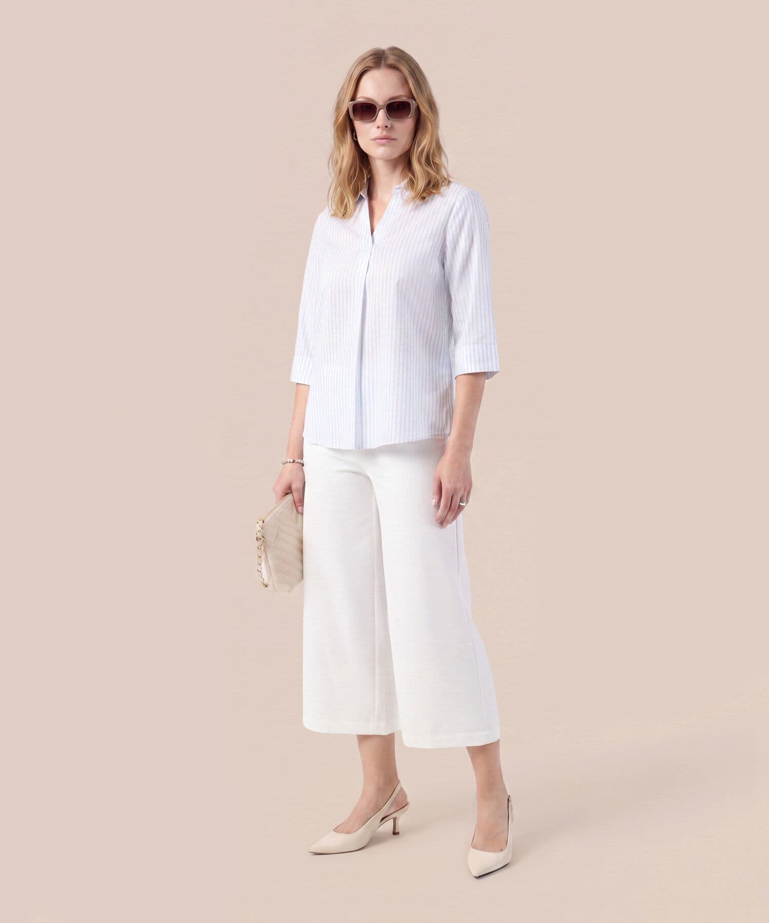 Blusa Dalia de Viaje blanco para mujer, vista 2