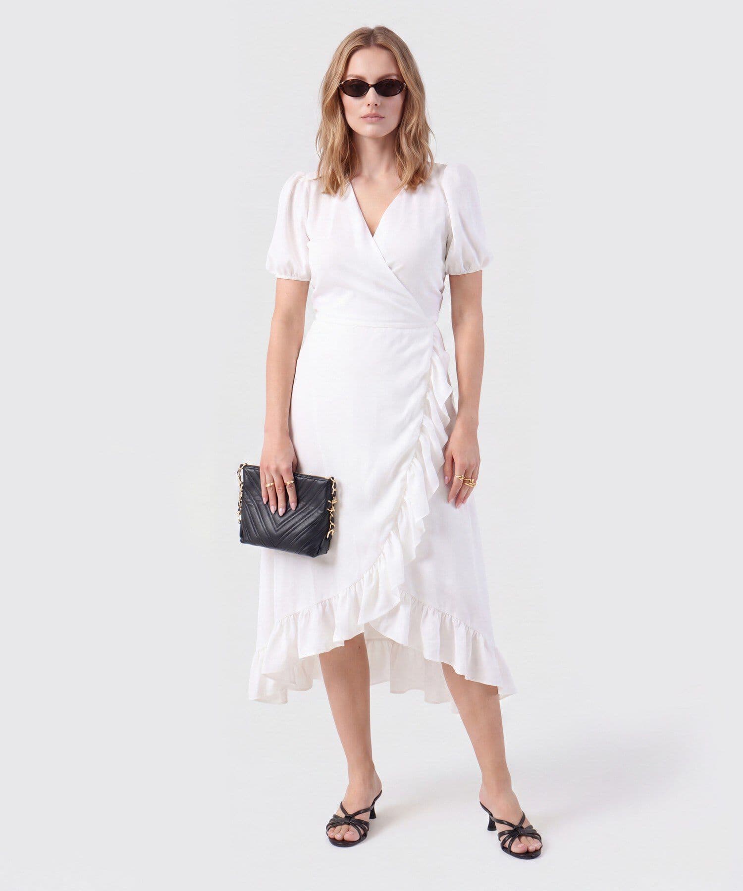 Vestido Calima de Noche blanco para mujer, vista principal