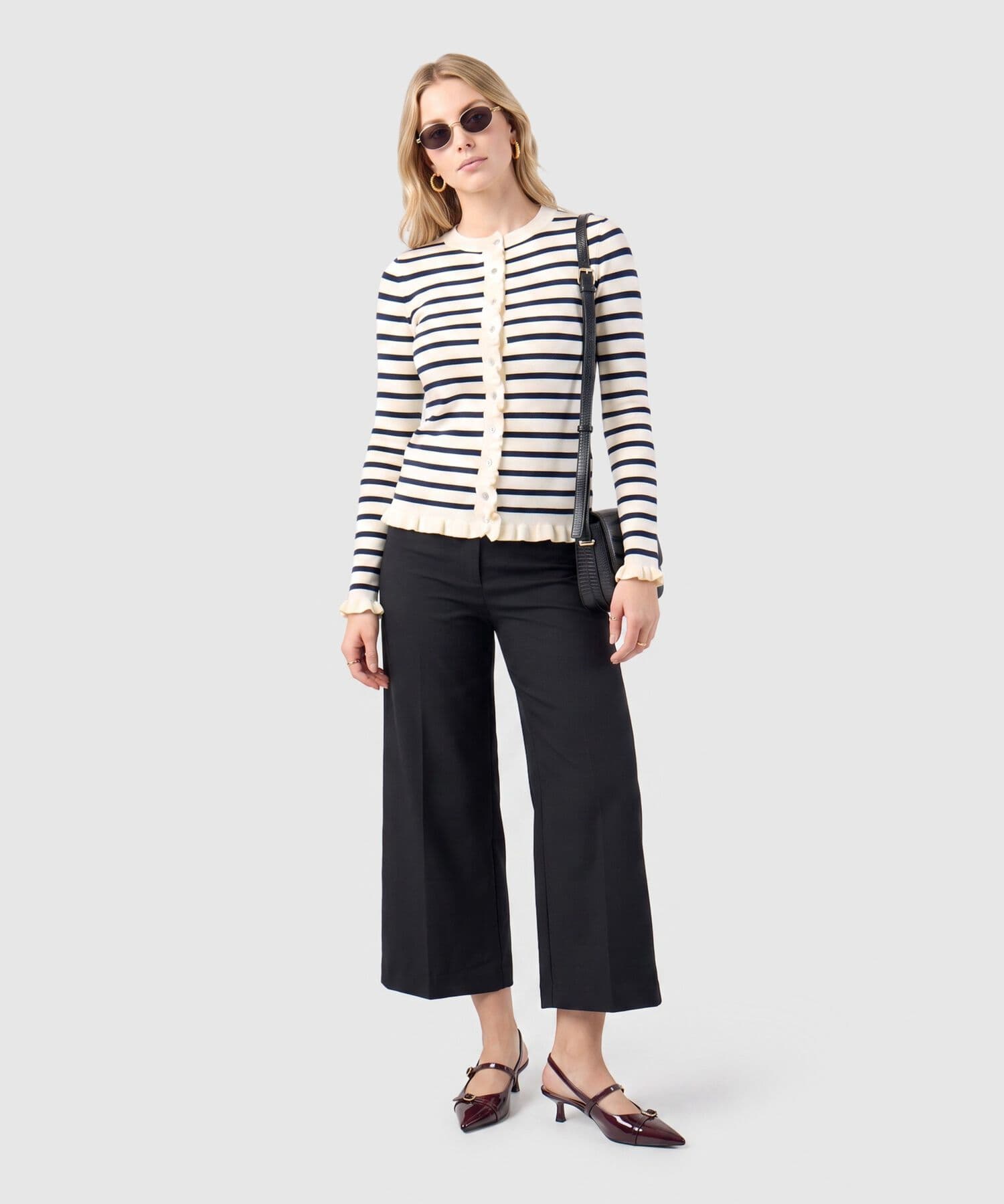 Buzo Carmín de Noche camel para mujer, vista 2