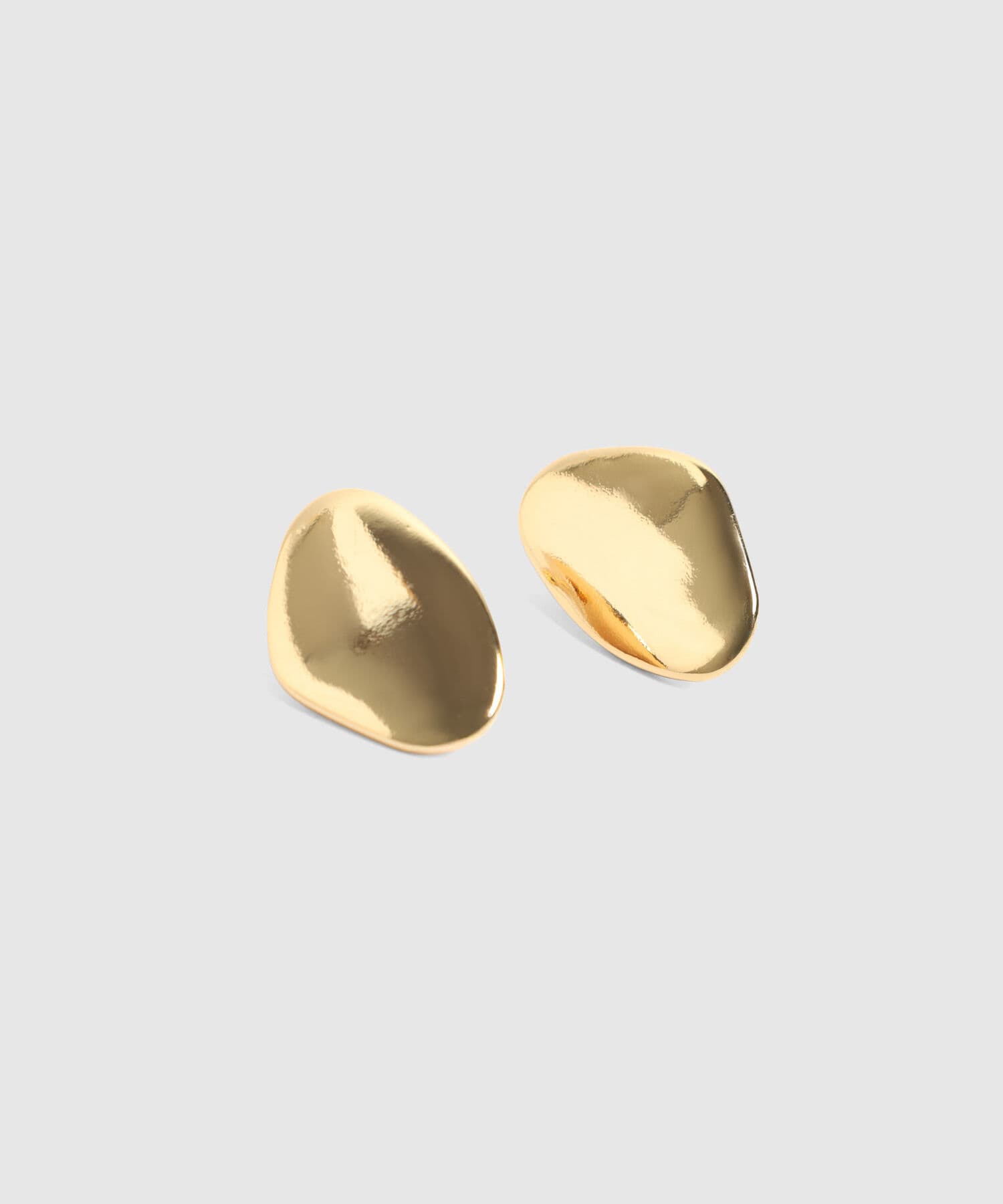 Aretes Río de Noche dorado para mujer, vista principal
