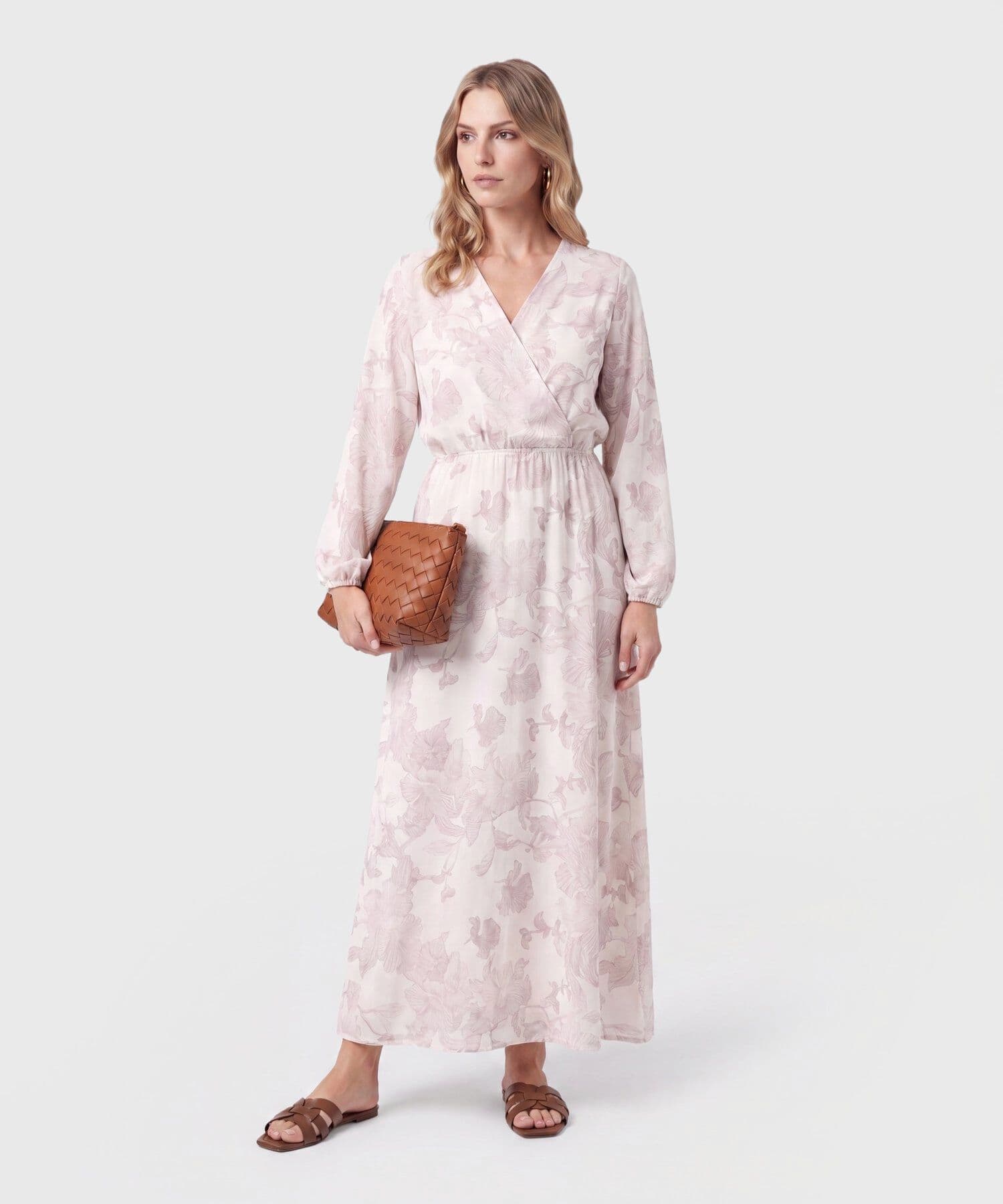 Cinturón Julieta Ligero rosa empolvado para mujer, vista principal