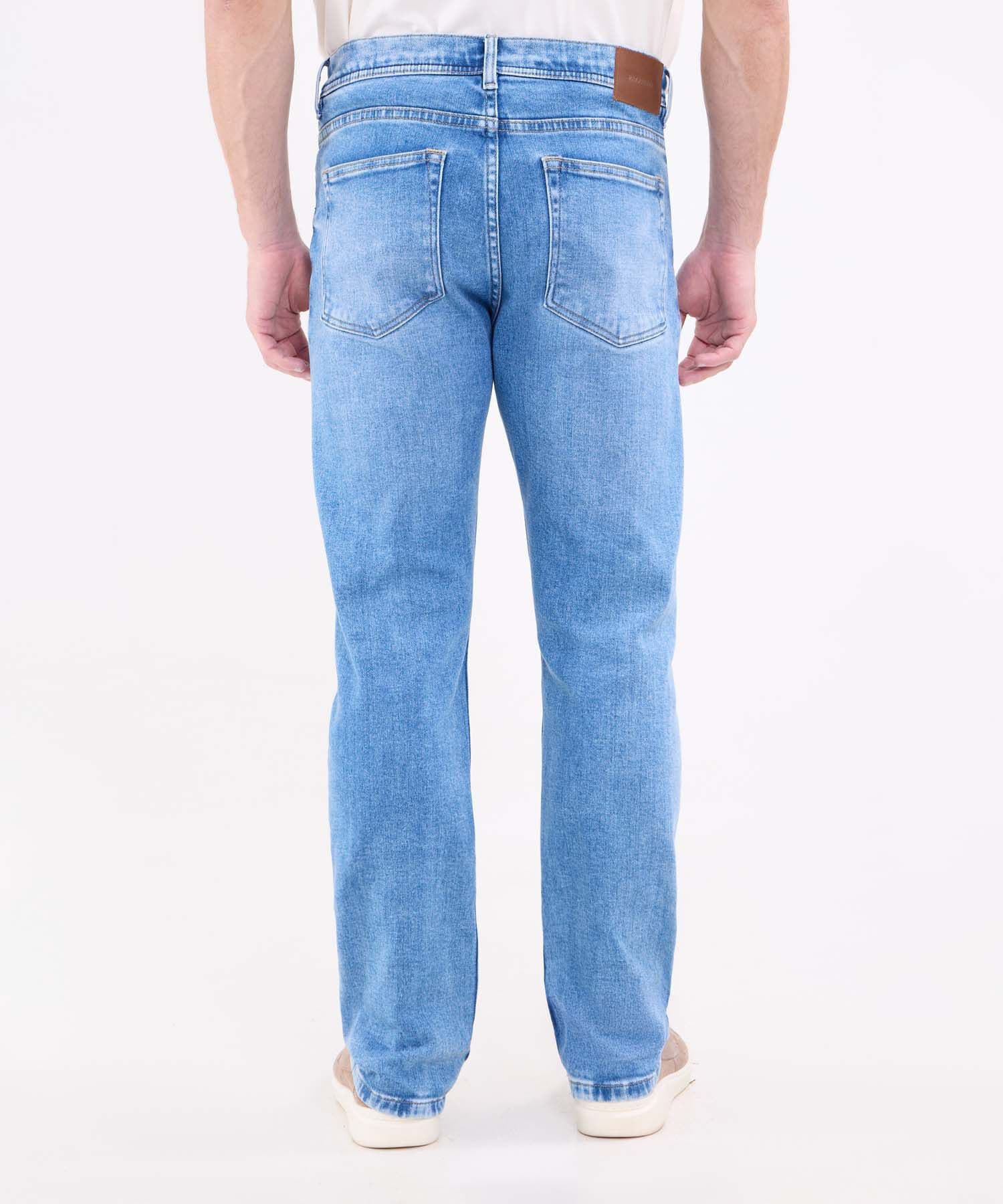 Jean Emilia Suave azul marino para hombre, vista 4