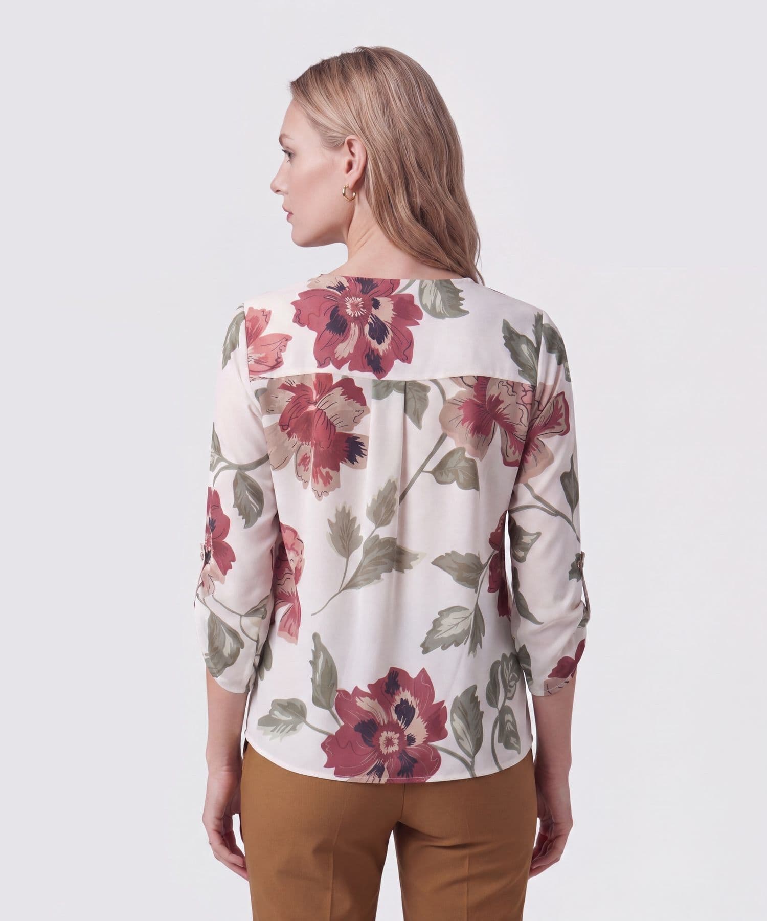 Blusa Alba Sastre blanco para mujer, vista 4