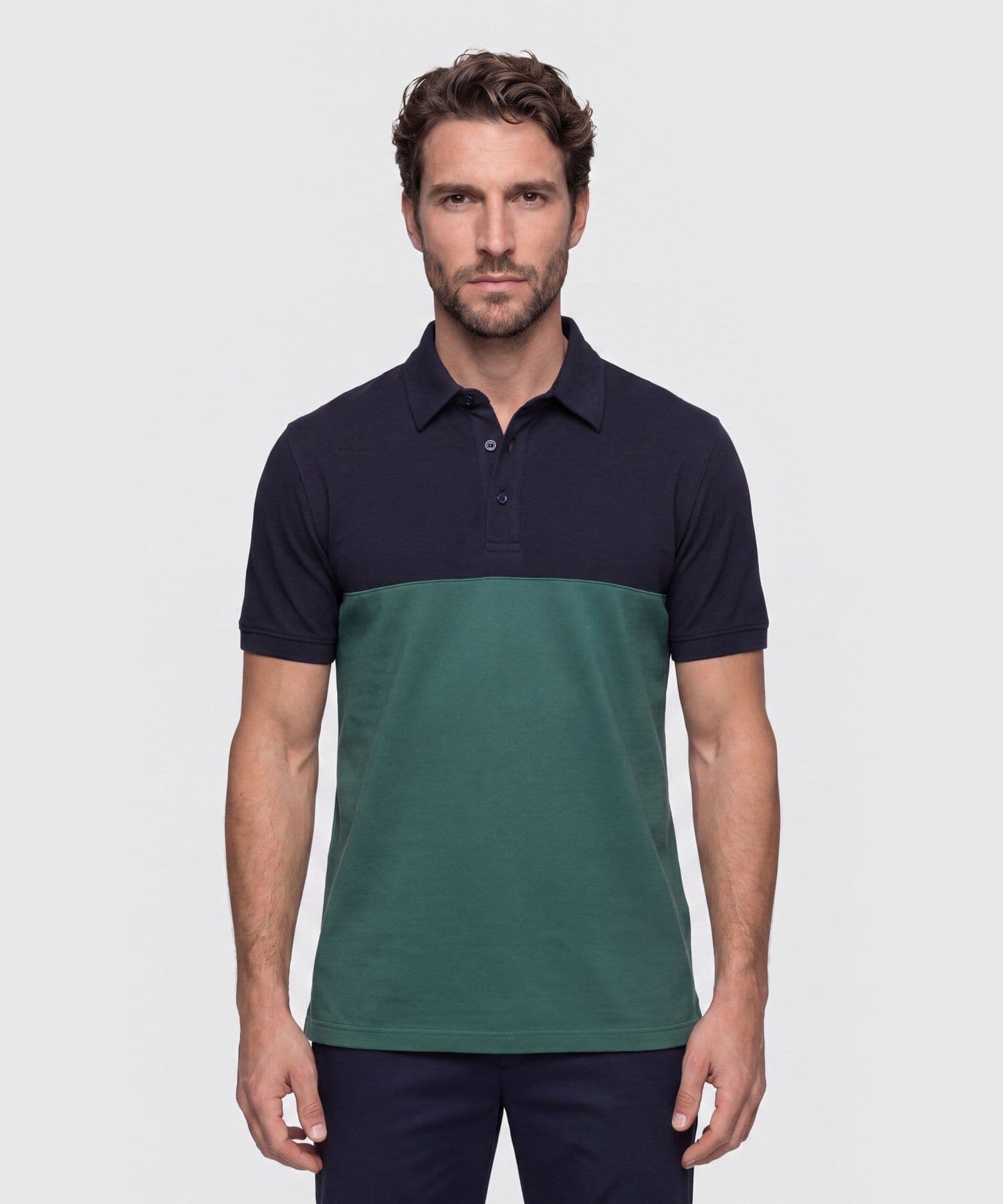 Polo Palma de Ciudad azul marino para hombre, vista principal