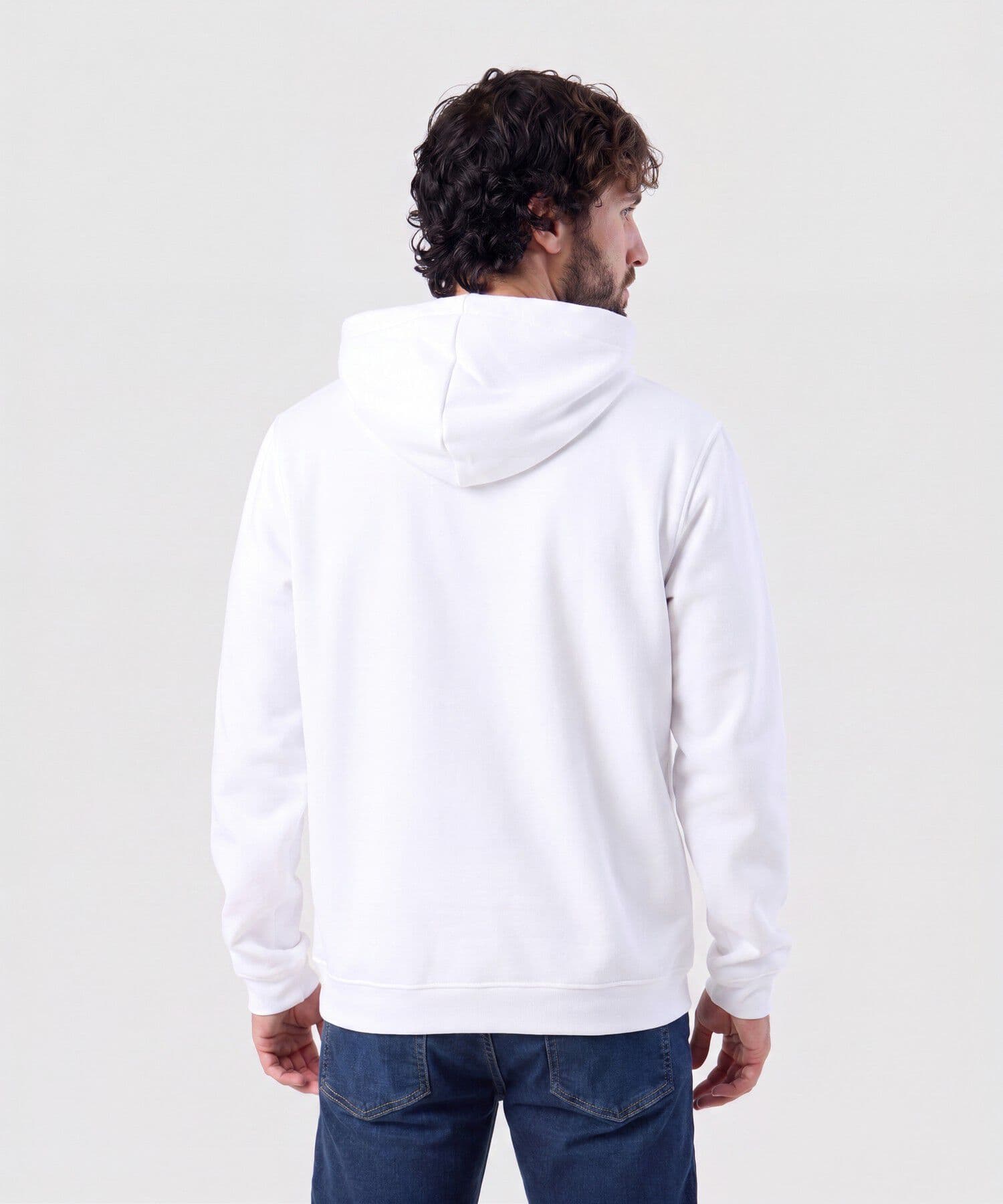 Buzo Flora Edición Índigo blanco para hombre, vista 4