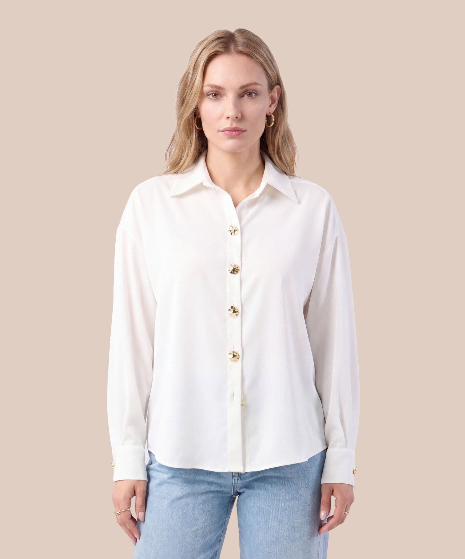 Camisa Cauce de Noche blanco para mujer, vista principal