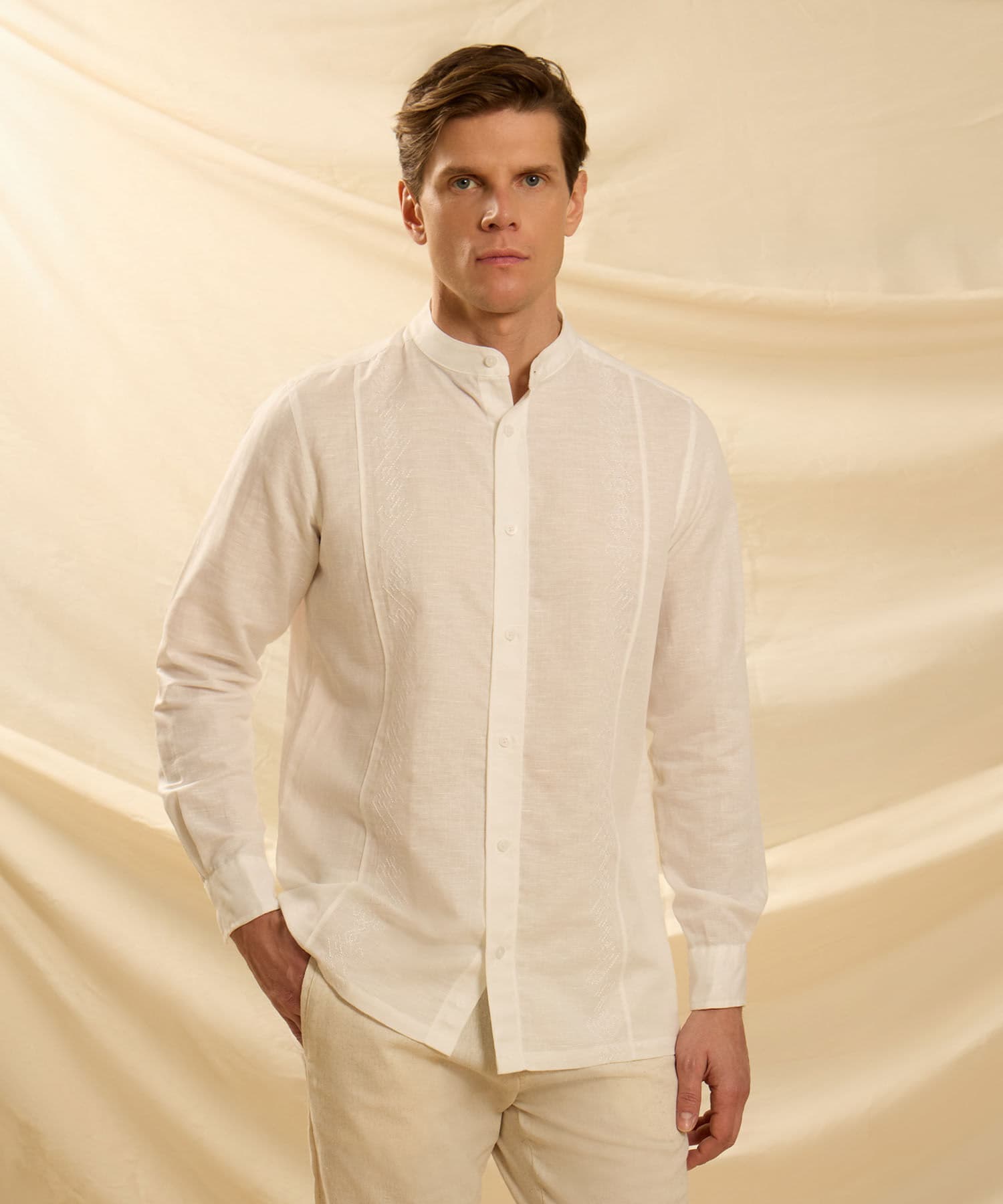 Camiseta Tierra Suave arena para hombre, vista principal