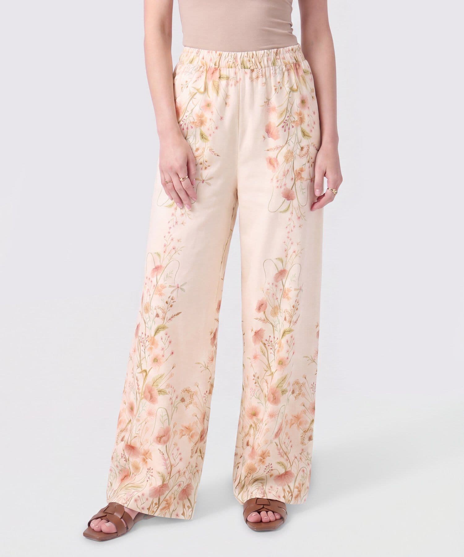 Pantalón Jacaranda Relajado verde oliva para mujer, vista principal