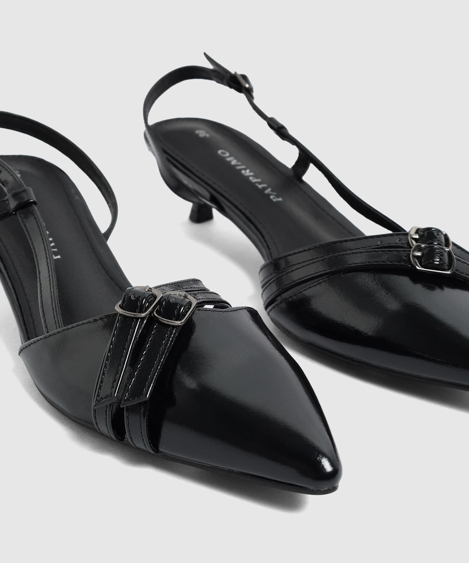 Tacón Brisa Relajado negro para mujer, vista 3
