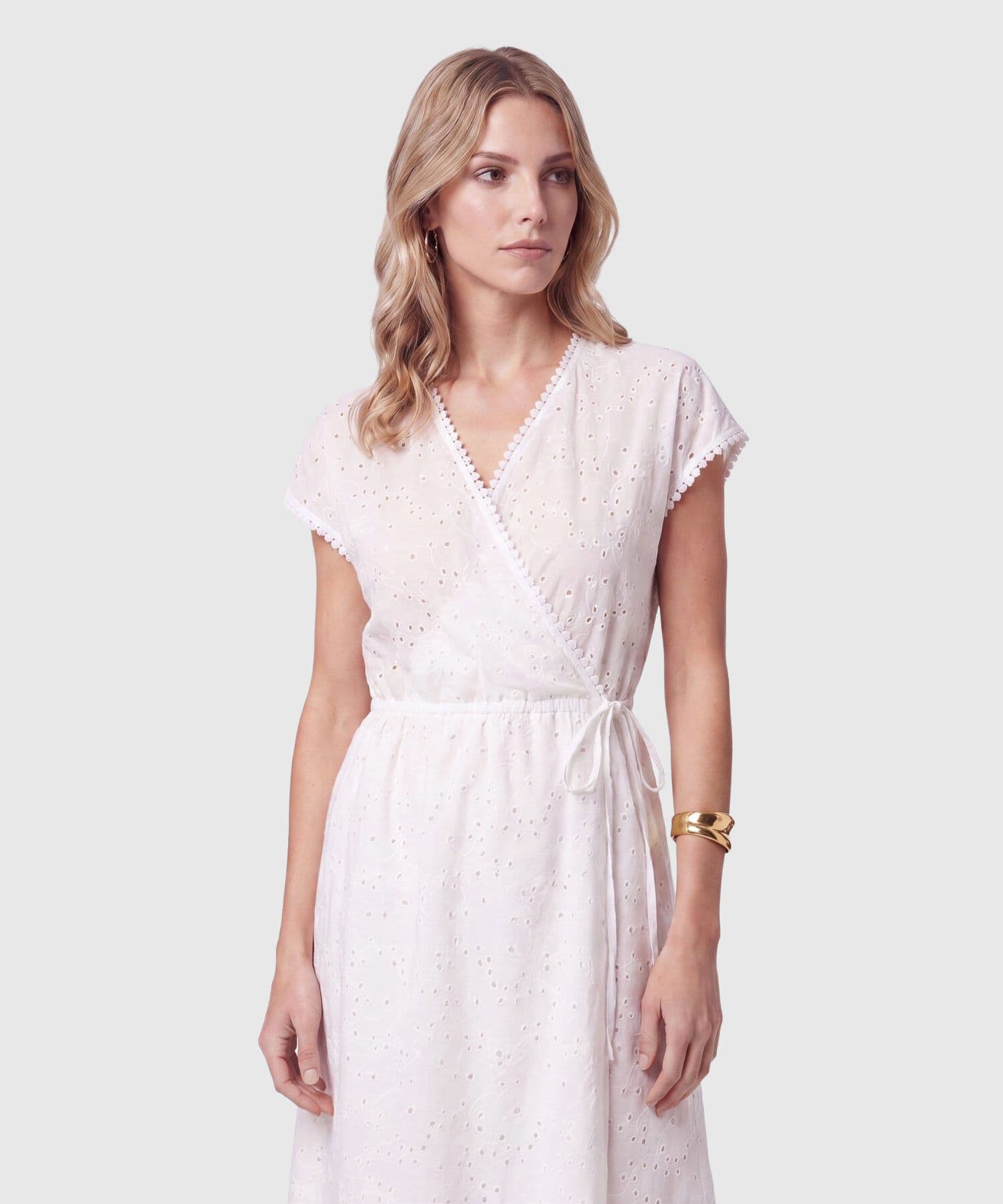 Vestido Coral de Viaje blanco para mujer, vista 2