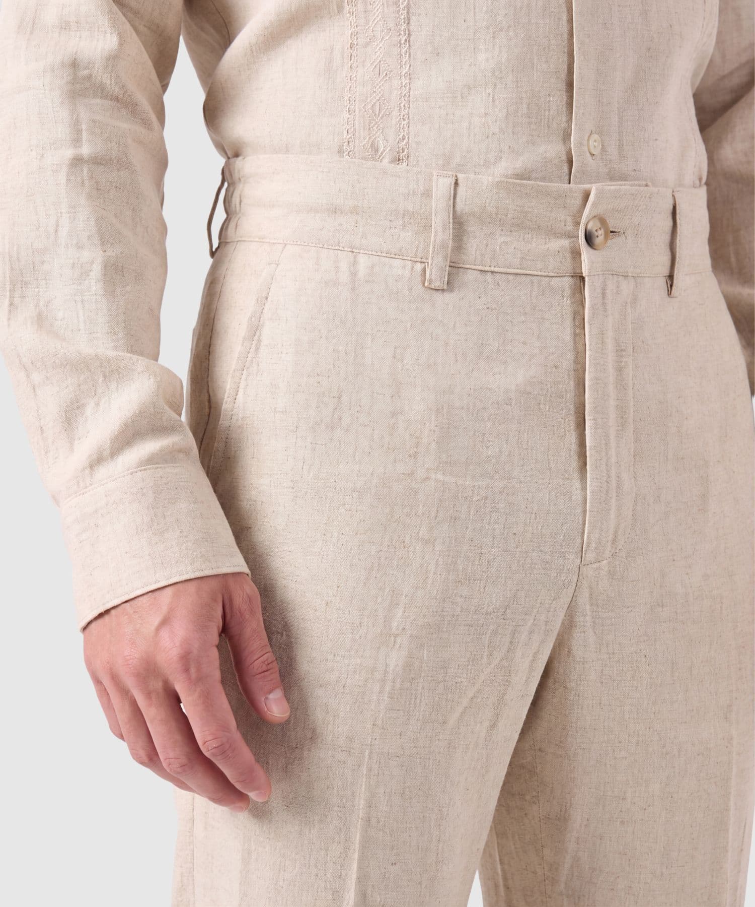 Pantalón Candelaria de Día arena para hombre, vista 3