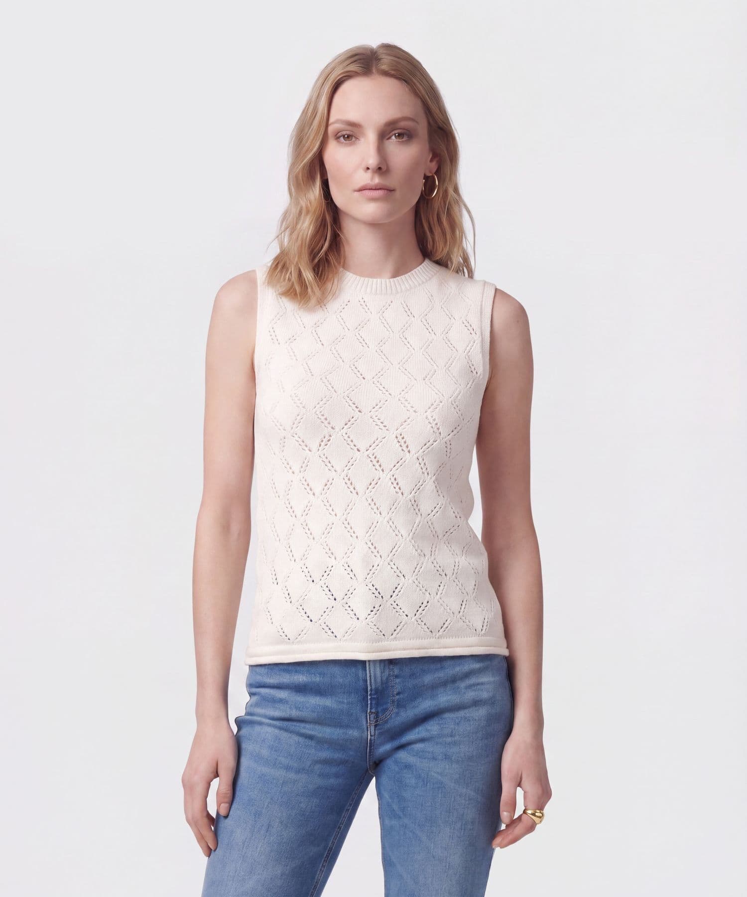 Camiseta Río Edición Lino arena para mujer, vista principal