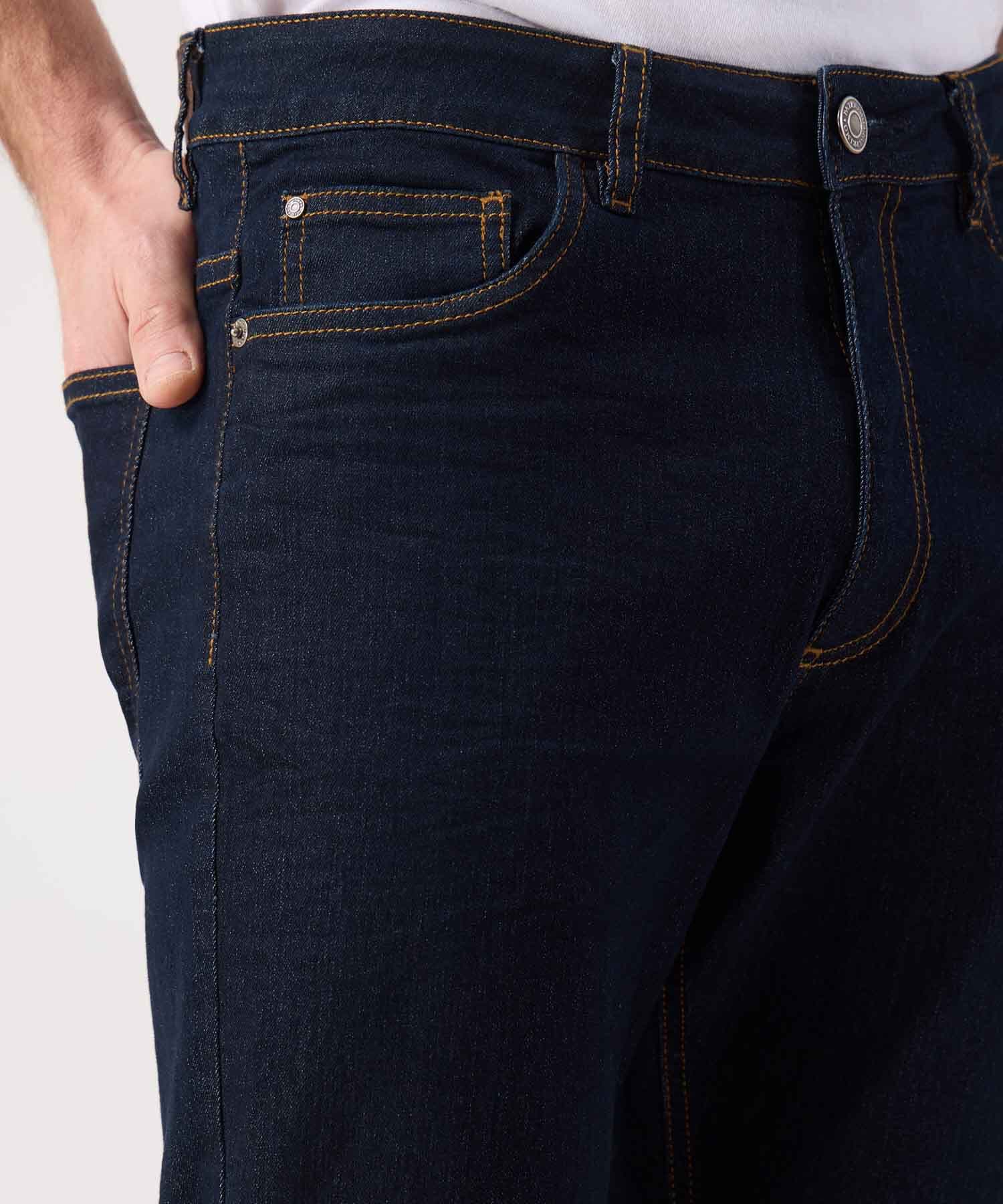 Jean Palma Natural azul marino para hombre, vista 3