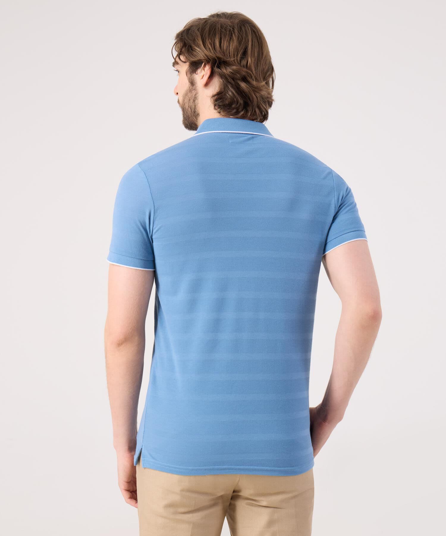 Polo Solana Minimalista azul marino para hombre, vista 3
