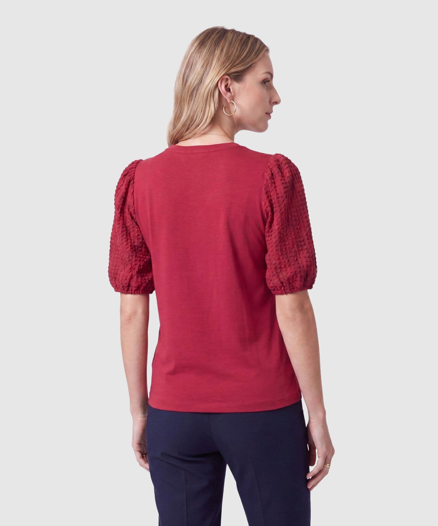 Camiseta Oliva de Ciudad rojo granada para mujer, vista 4