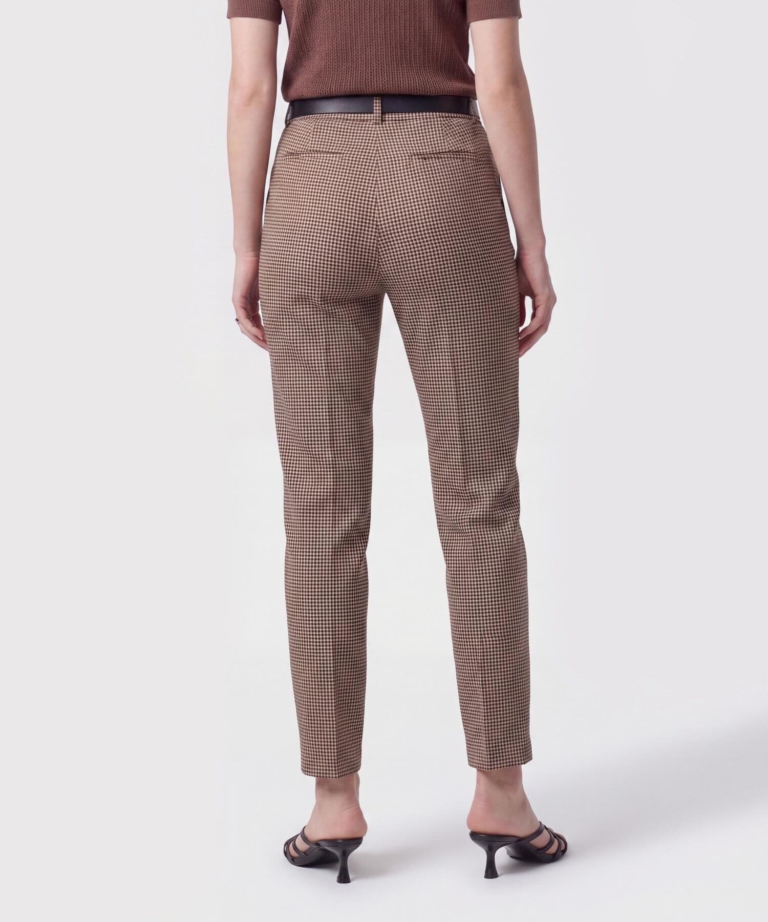 Pantalón Sierra Fluido café para mujer, vista 4