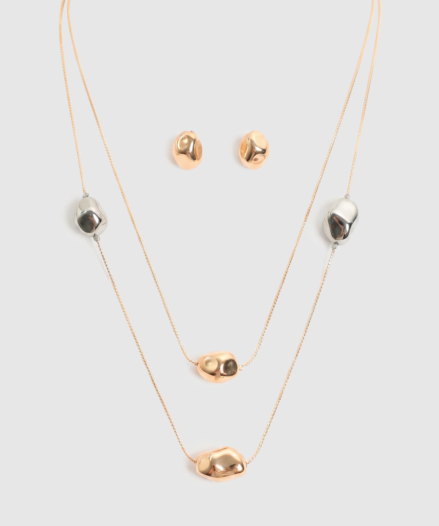 Collar Oliva Urbano dorado para mujer, vista principal